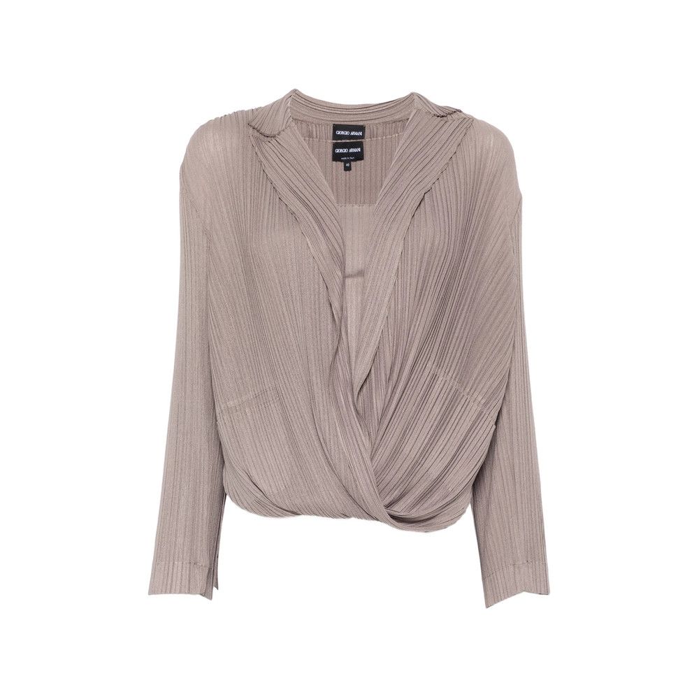 Giorgio Armani Giorgio Armani NEUTRALS Tops - Blouses Size S / US 4 / IT 40 - 1 Thumbnail