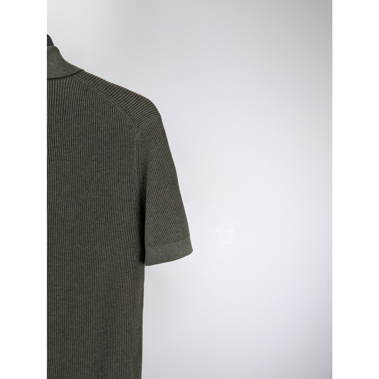 NN07 o1rshd1 CC20 Zipper Polo Shirt in Green Size US M / EU 48-50 / 2 - 10 Thumbnail