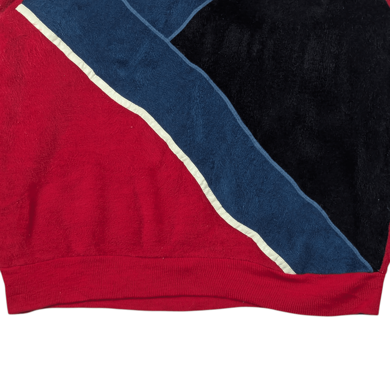 Japanese Brand Vtg JAPAN Winther Club Fleece Velvet Multicolor Sweatshirt Size US M / EU 48-50 / 2 - 6 Thumbnail