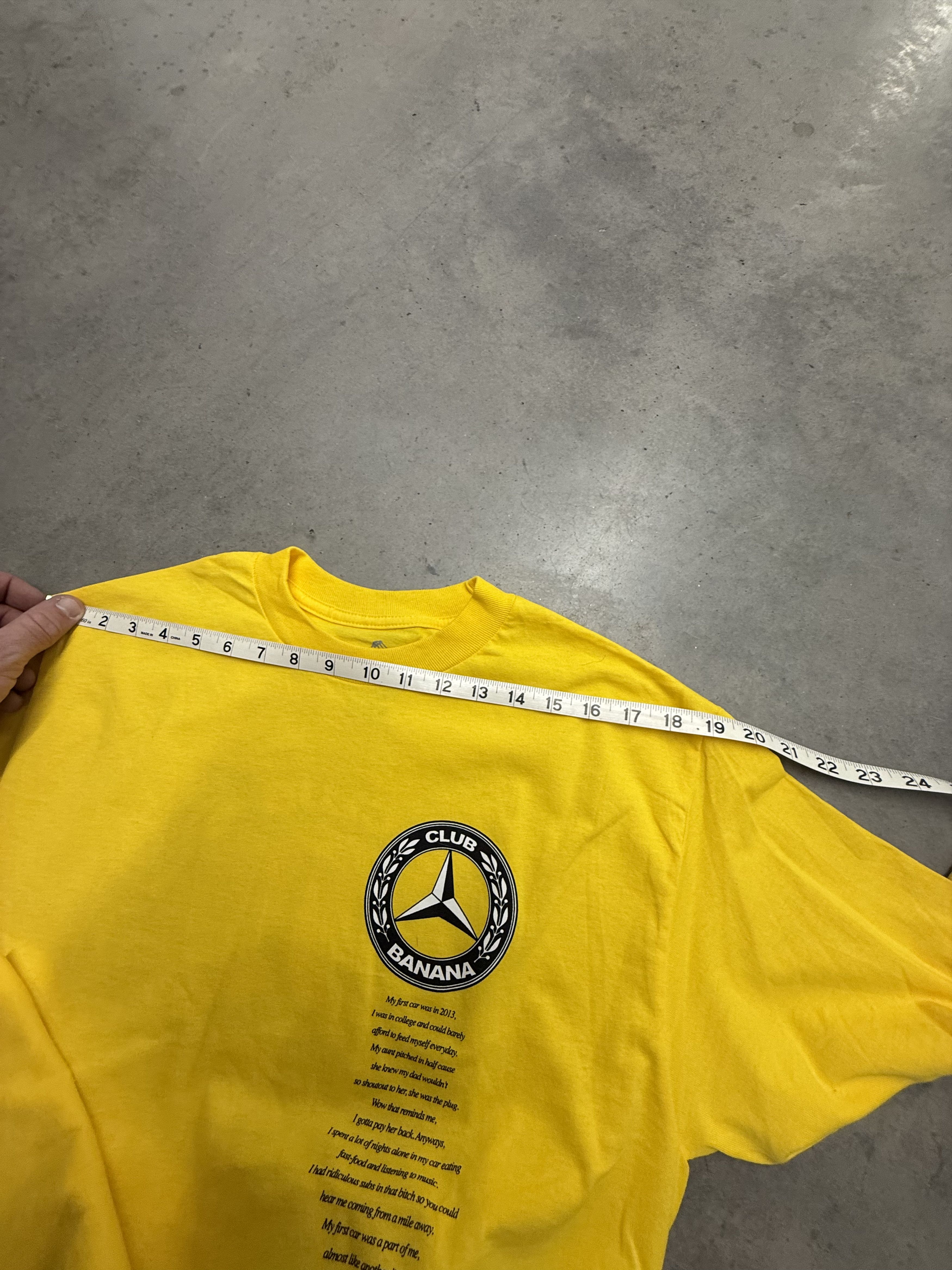Mercedes-Benz Amine Club Banana Mercedes Benz LS Tee Good For You Merch Size US M / EU 48-50 / 2 - 7 Thumbnail