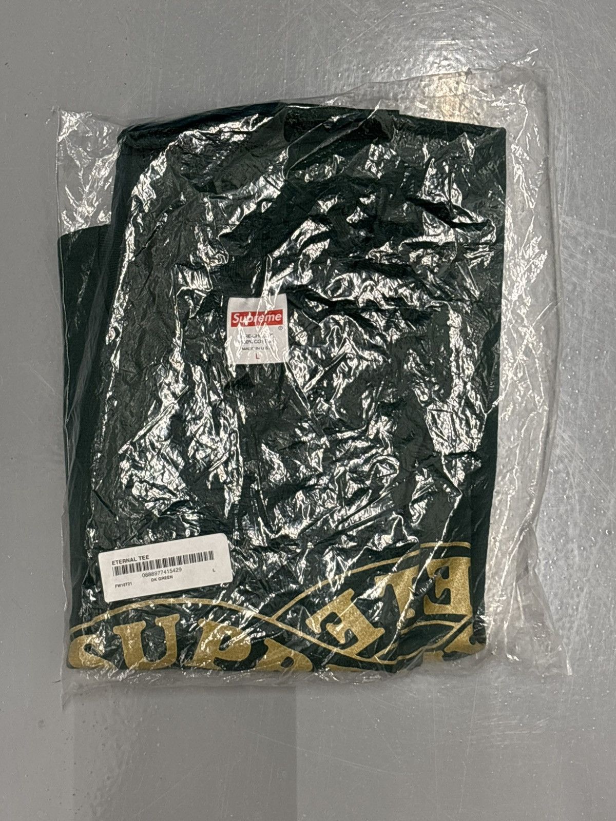 Supreme Supreme Eternal tee FW18 green Size US L / EU 52-54 / 3 - 2 Thumbnail