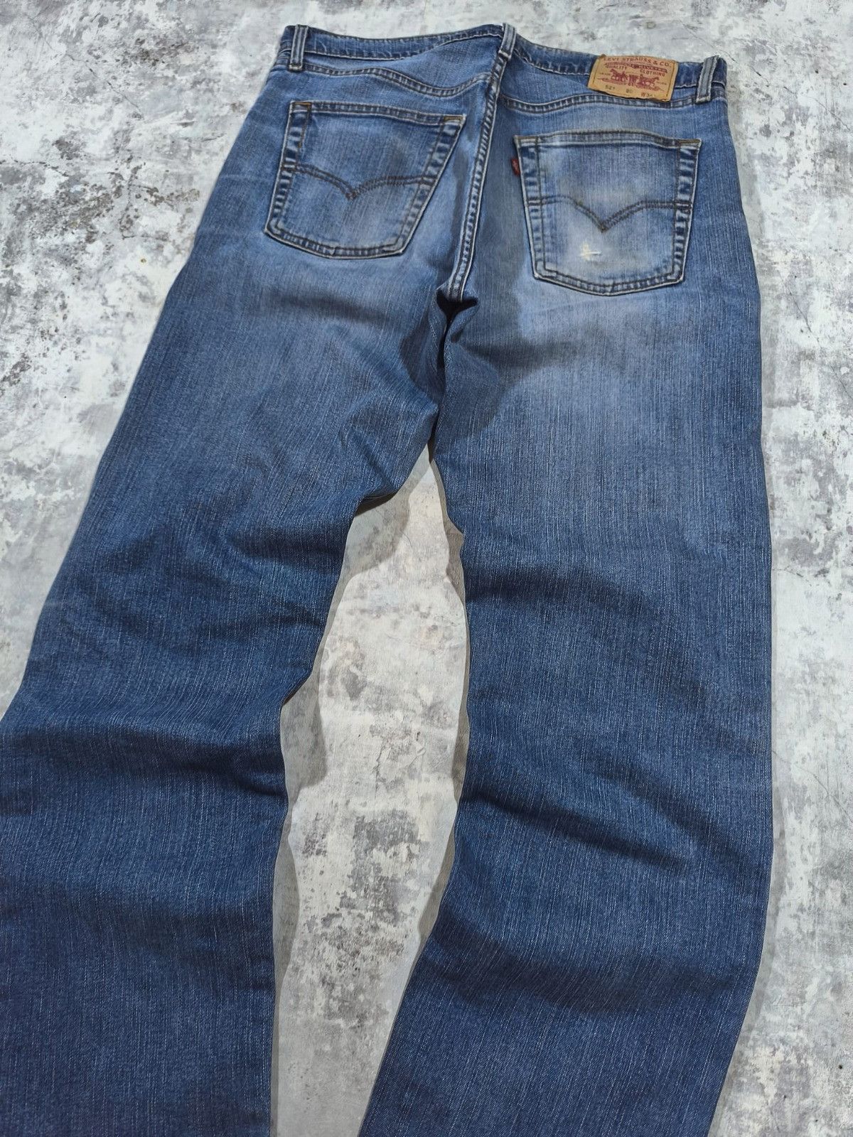 Levi's vintage levis 521 dirty wash faded distressed Size US 36 / EU 52 - 7 Thumbnail