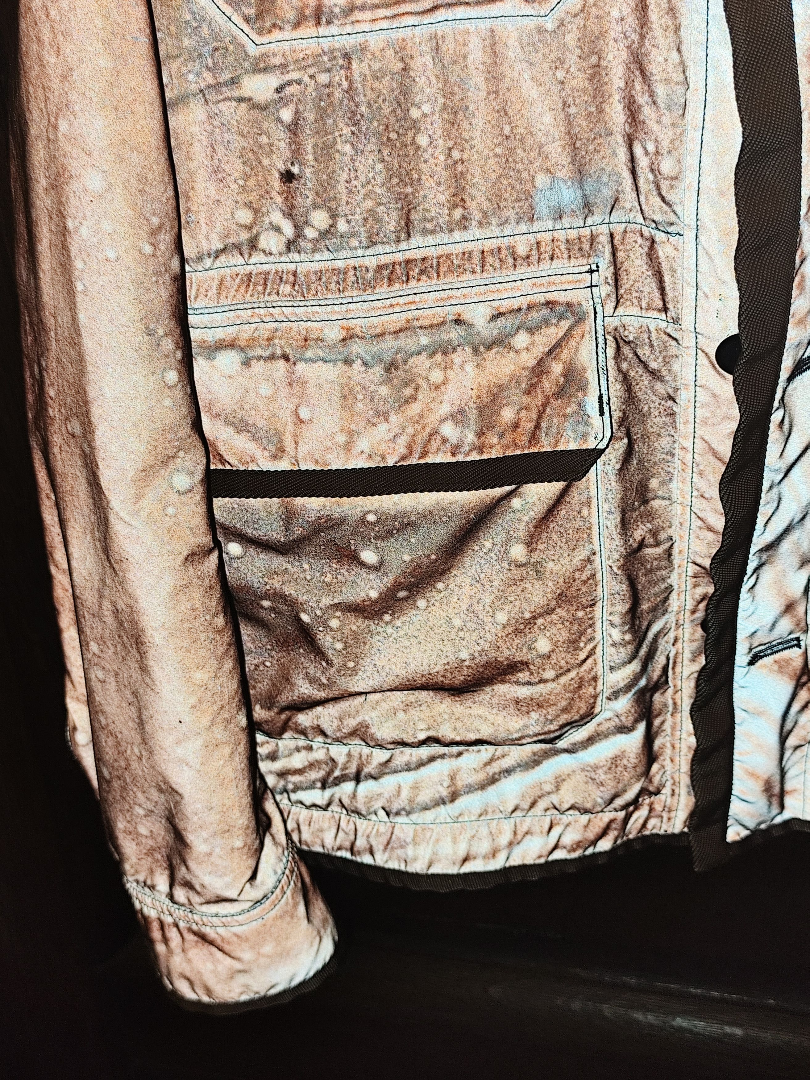 Stone Island Rare Red/Orange "Liquid Reflective" Jacket - Size: M - SS12 Size US M / EU 48-50 / 2 - 6 Thumbnail