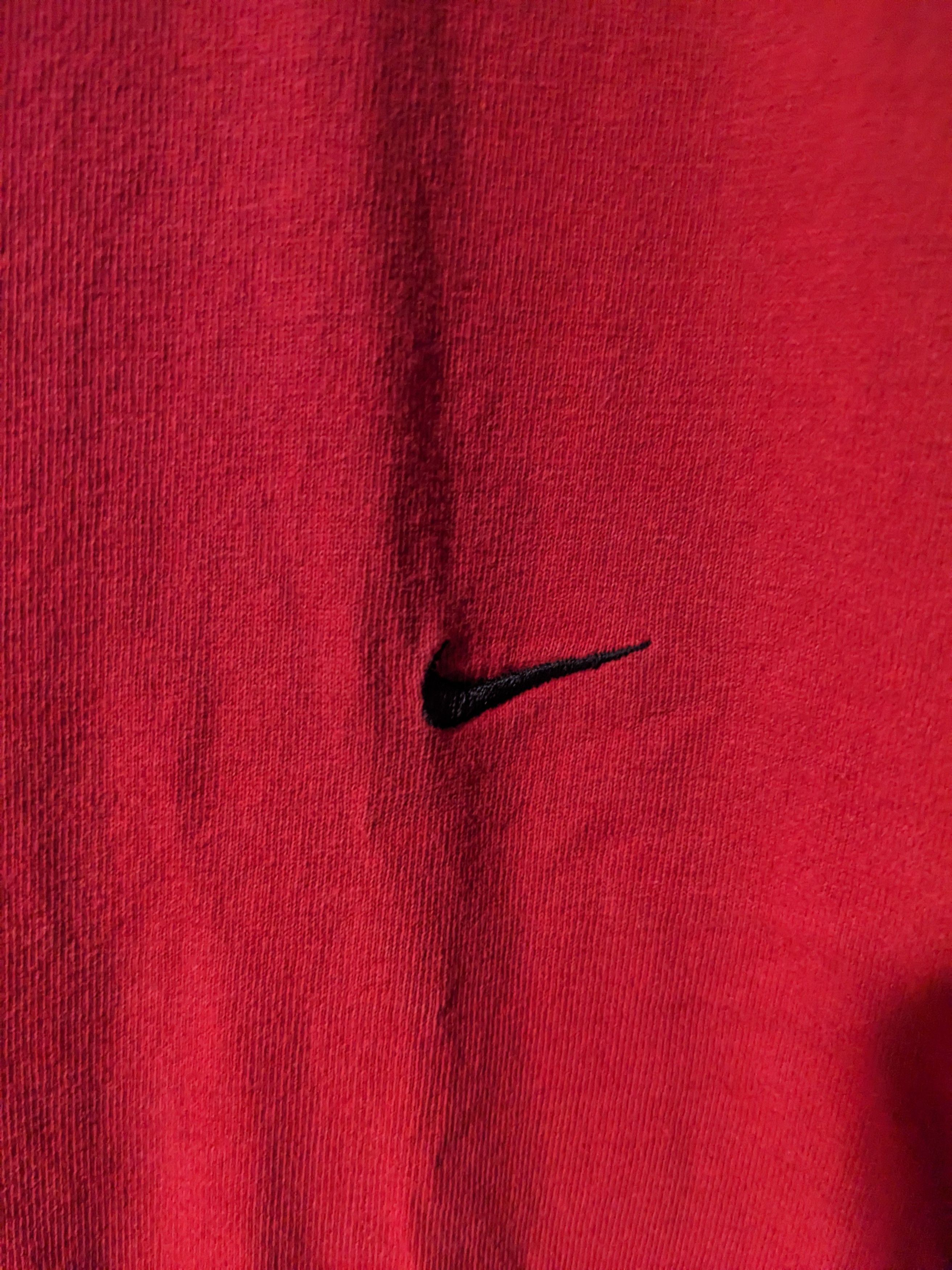 Nike × Vintage Vintage 90s Nike Mini Swoosh Essential Womans Large T-Shirt Size L / US 10 / IT 46 - 2 Thumbnail
