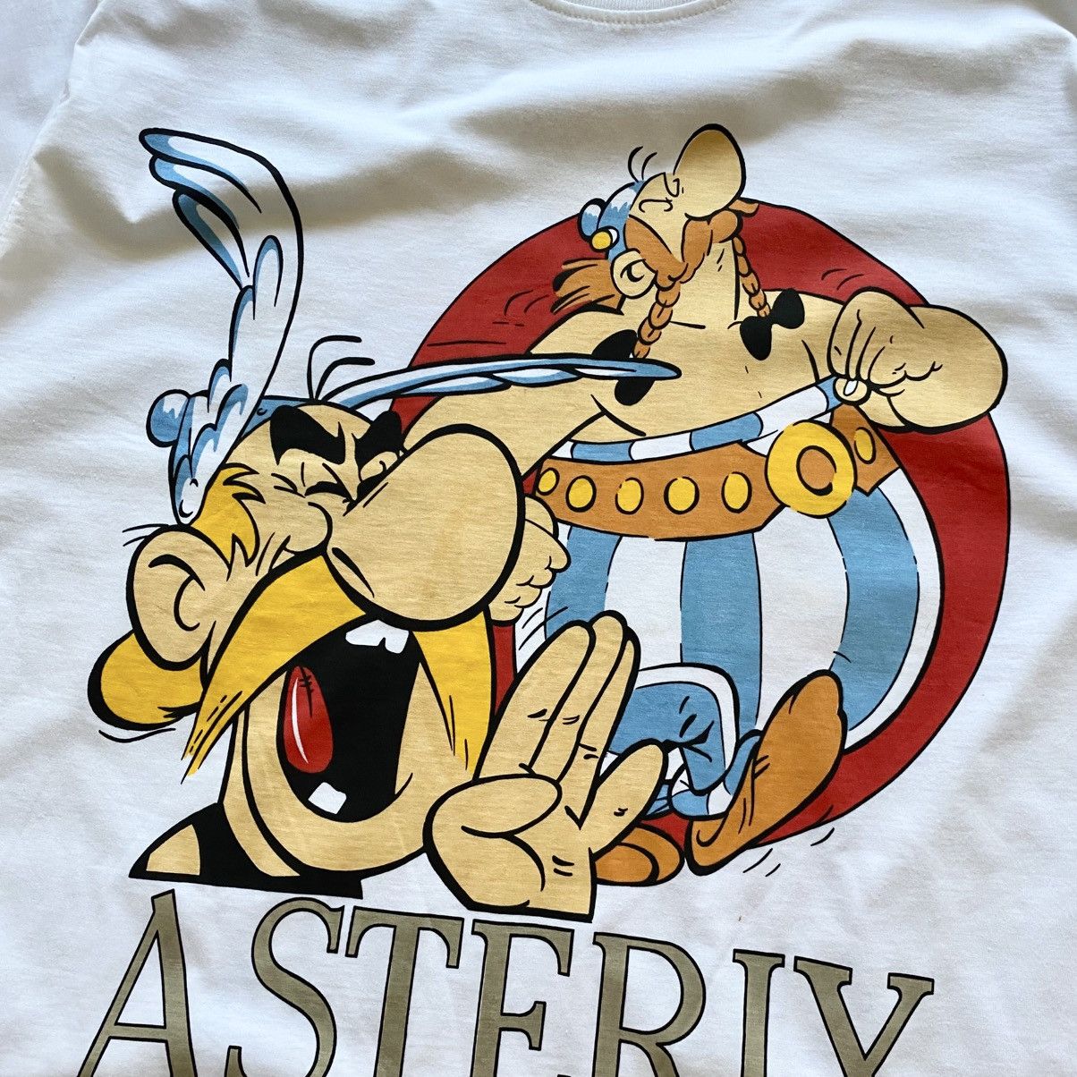 Other Rare 80-90s Asterix And Obelix Big Logo Cartoon T-shirt Size US XL / EU 56 / 4 - 2 Thumbnail