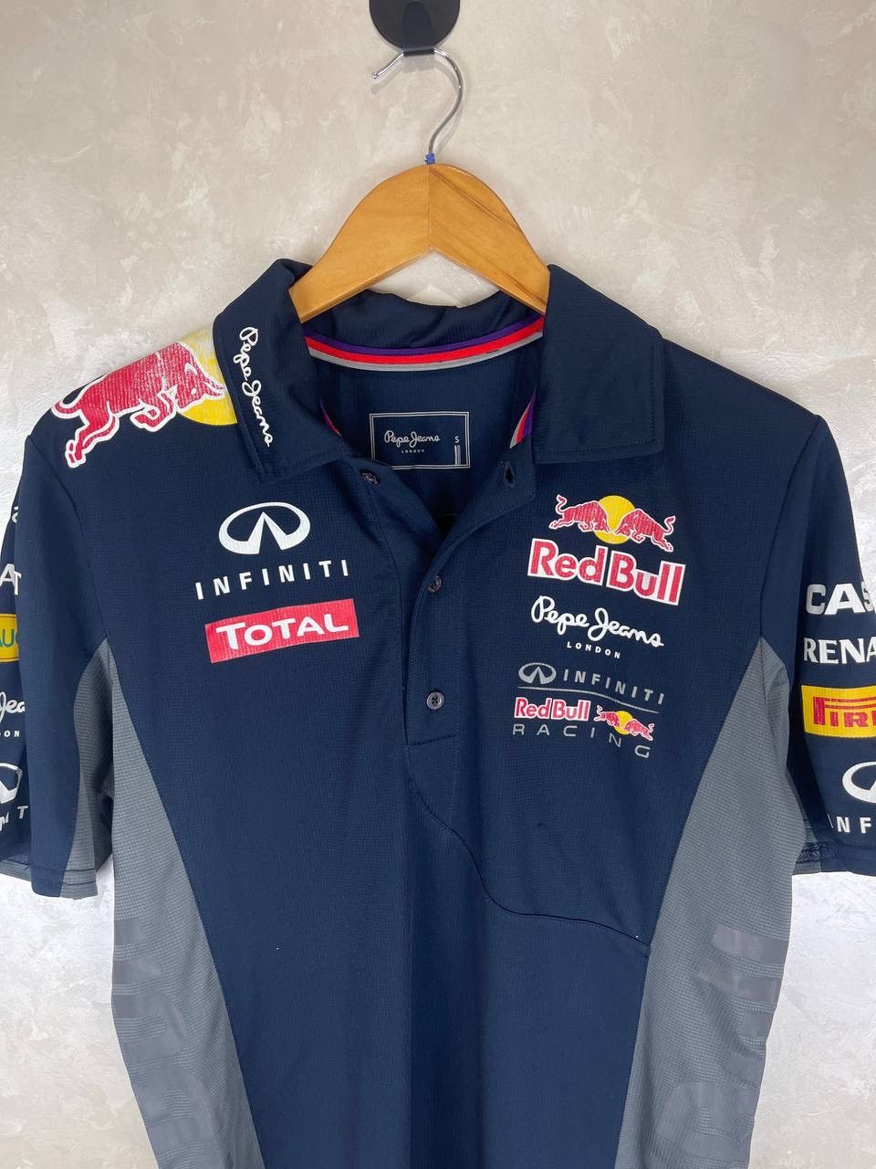 Pepe Jeans Pepe Jeans Red Bull Racing Polo Shirt Polyester Size S Navy Size US S / EU 44-46 / 1 - 2 Thumbnail