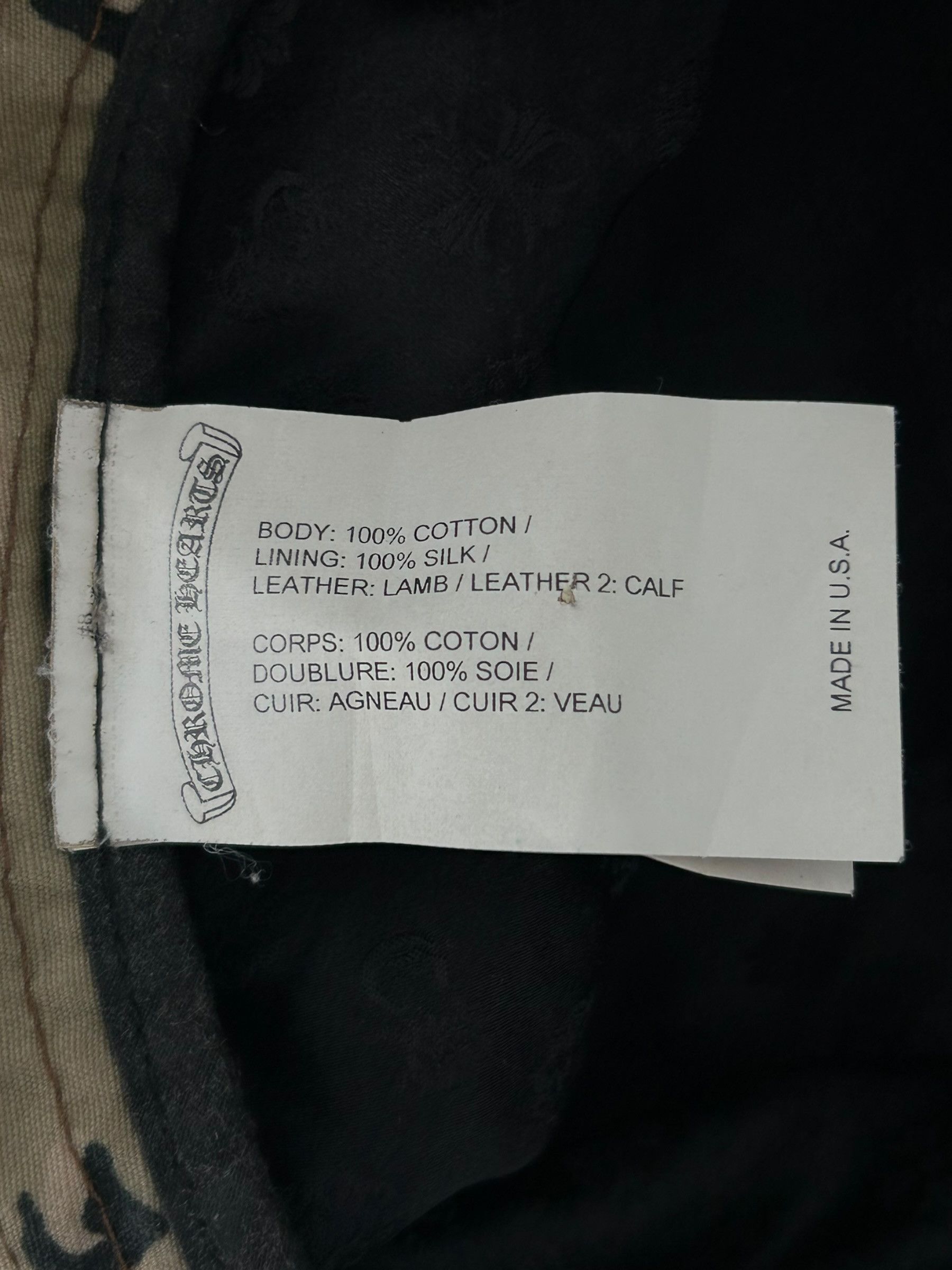 Chrome Hearts Chrome Hearts Matty Boy Camouflage Sex Records Bucket Hat Size ONE SIZE - 5 Thumbnail