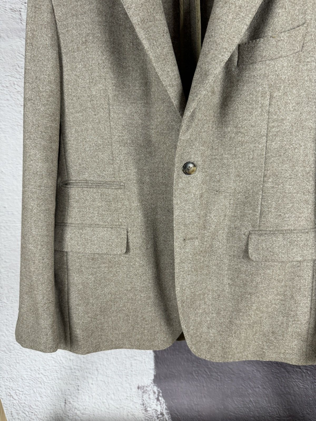 Ermenegildo Zegna Alexander Sachs Ermenegildo Zegna 2 button unlined blazer Size 46R - 7 Thumbnail