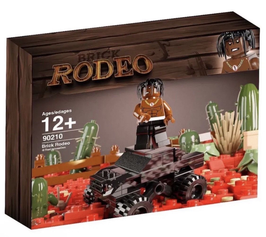 Travis Scott The canvas don Travis Scott set signed brick rodeo | Grailed
