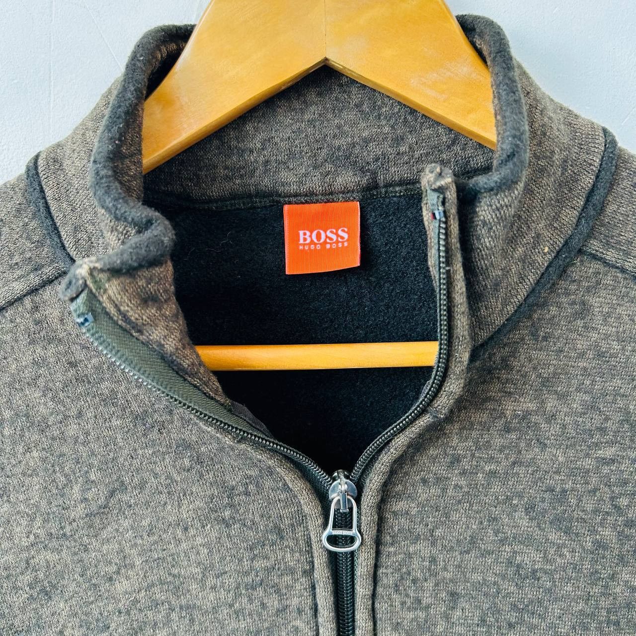 Hugo Boss Boss zip wool sweater #238 Size L / US 10 / IT 46 - 3 Thumbnail