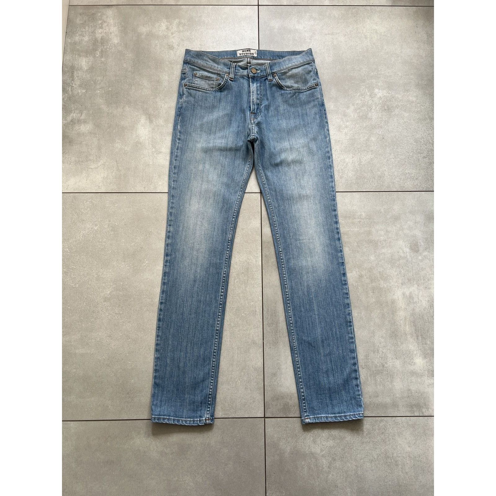 Acne Studios Acne studios ace lt vintage light blue denim jeans Size US 31 - 1 Thumbnail