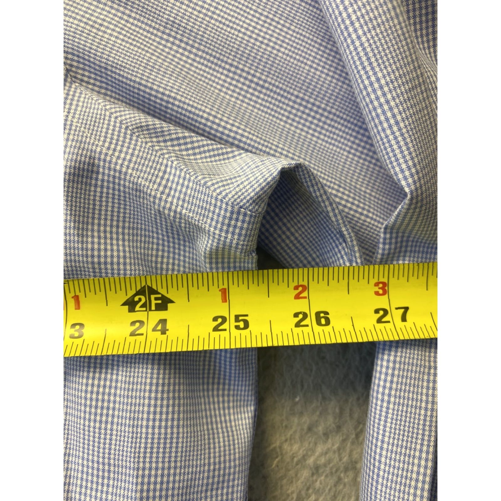 Eddie Bauer Eddie Bauer Shirt Long Sleeve Button-Down Plaid XL Mens Light Blue Cotton Wrinkle Resistant Size US XL / EU 56 / 4 - 6 Thumbnail