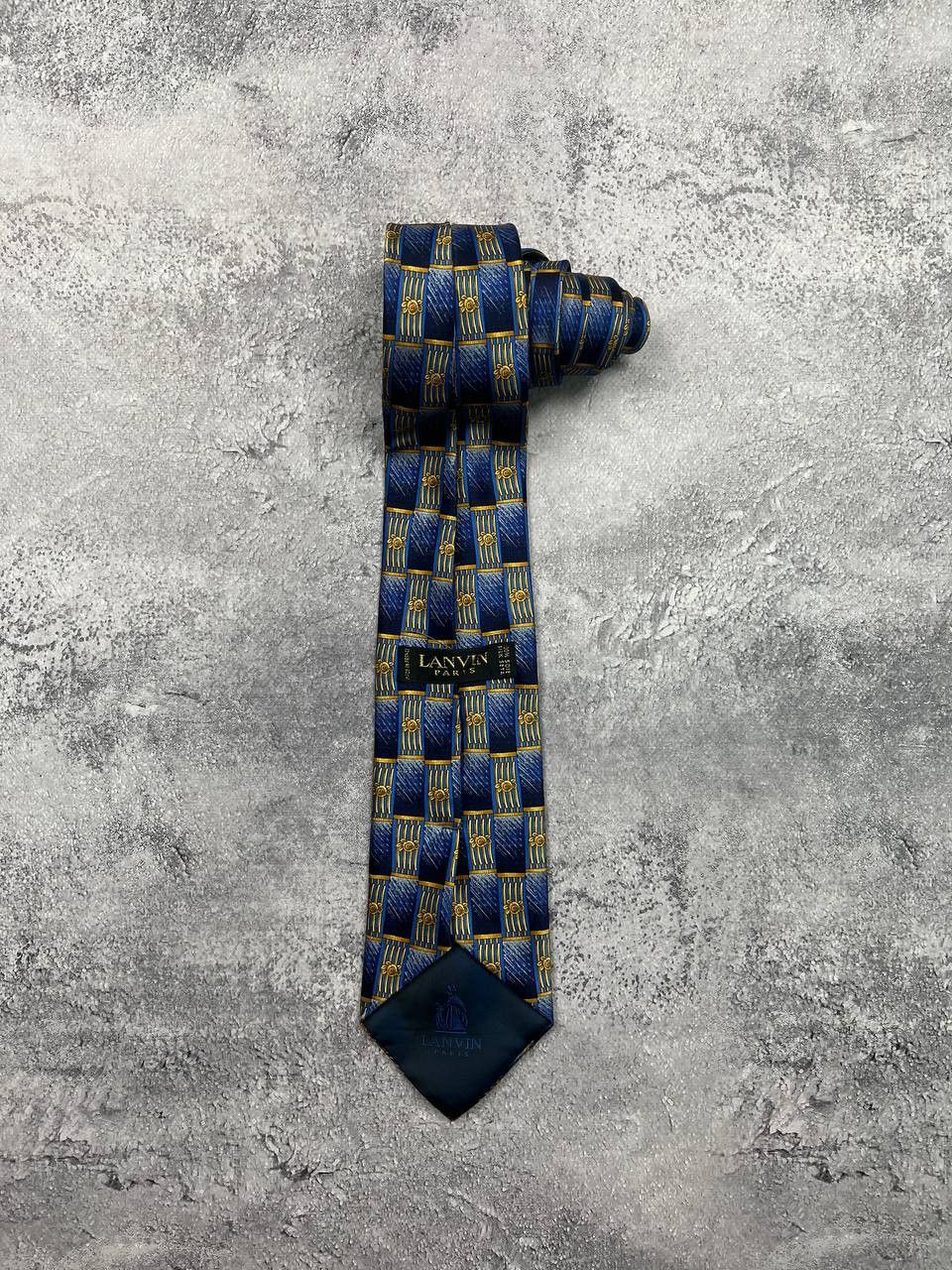 Lanvin Lanvin Paris Luxury Silk Neck Tie Abstract Cravatte 90s Size ONE SIZE - 1 Thumbnail