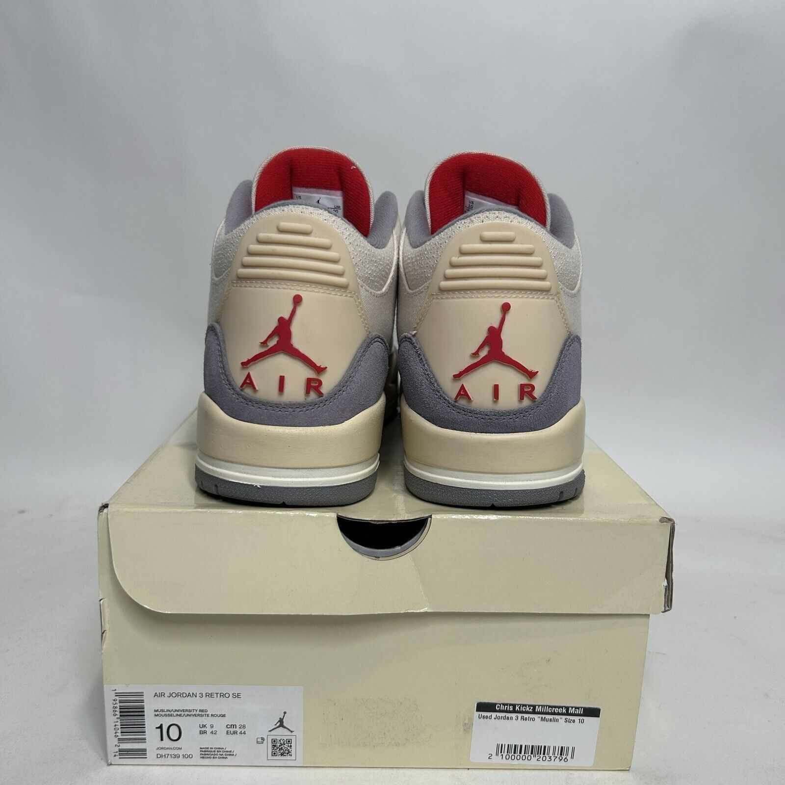 Jordan Brand Nike Air Jordan 3 Retro SE “Muslin” 2024 Size US 10 / EU 43 - 5 Thumbnail