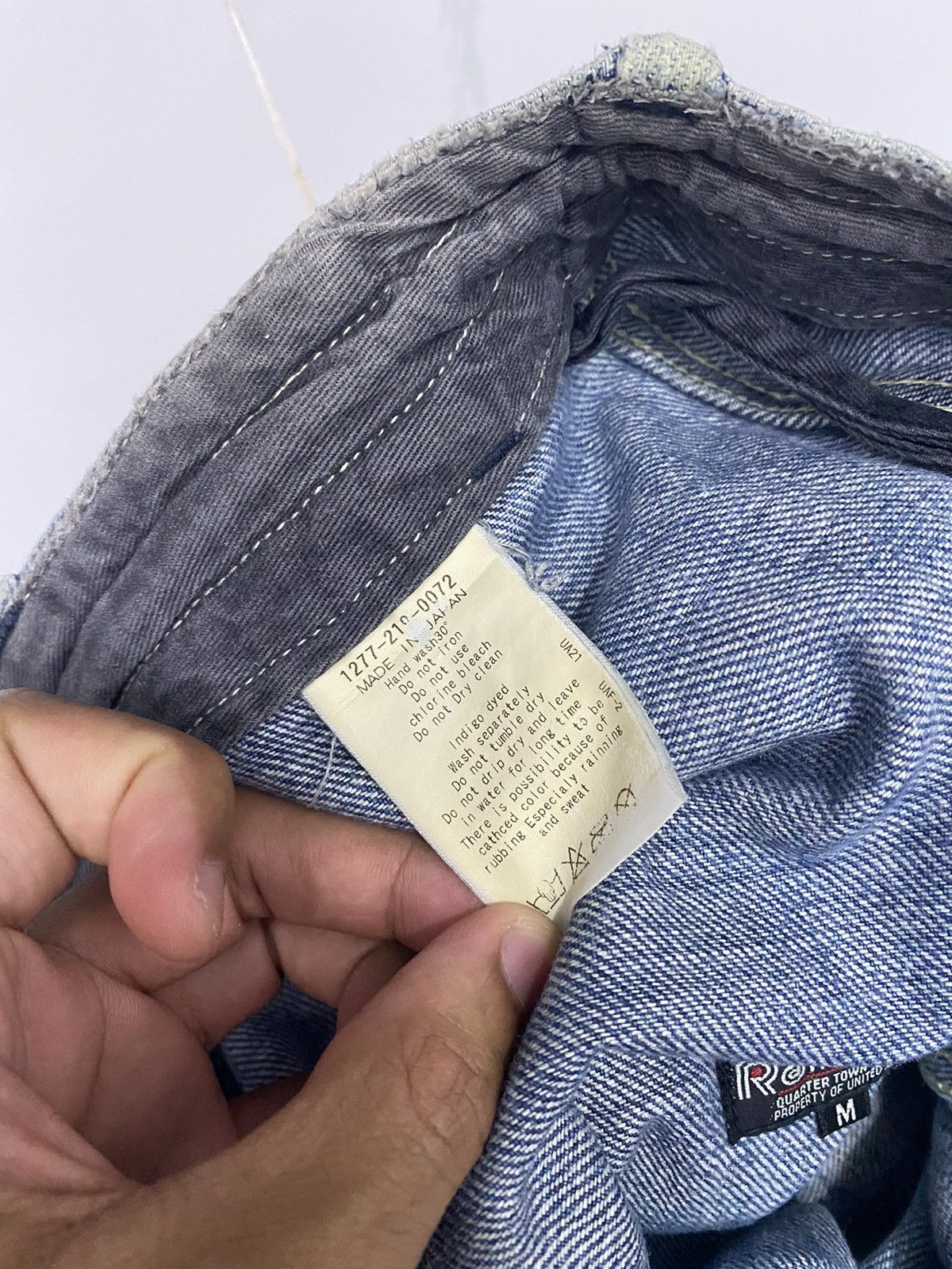 Helmut Lang BAGGY DENIM RAW-TEX UNITED ARROWS HELMUT LANG STYLE Size US 30 / EU 46 - 9 Thumbnail