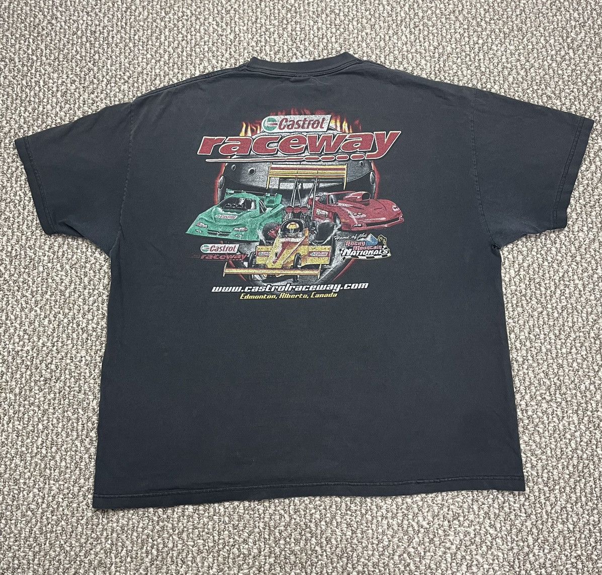 NASCAR × Vintage Vintage Castrol Raceway Edmonton Alberta Fade F1 ...