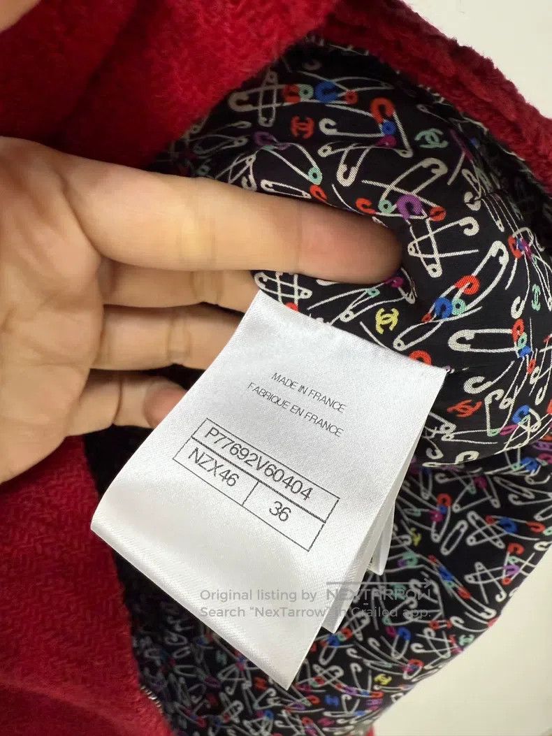 Chanel Chanel 24A double-breasted four-pocket tweed woven jacket Size XS / US 0-2 / IT 36-38 - 6 Thumbnail