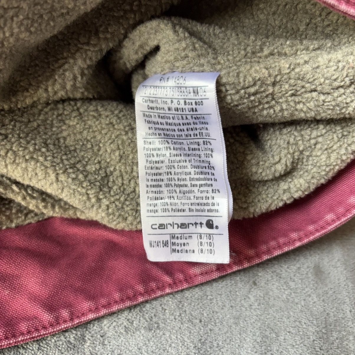 Carhartt WJ141 648 PINK CARHARTT CANVAS JACKET Size US M / EU 48-50 / 2 - 7 Thumbnail