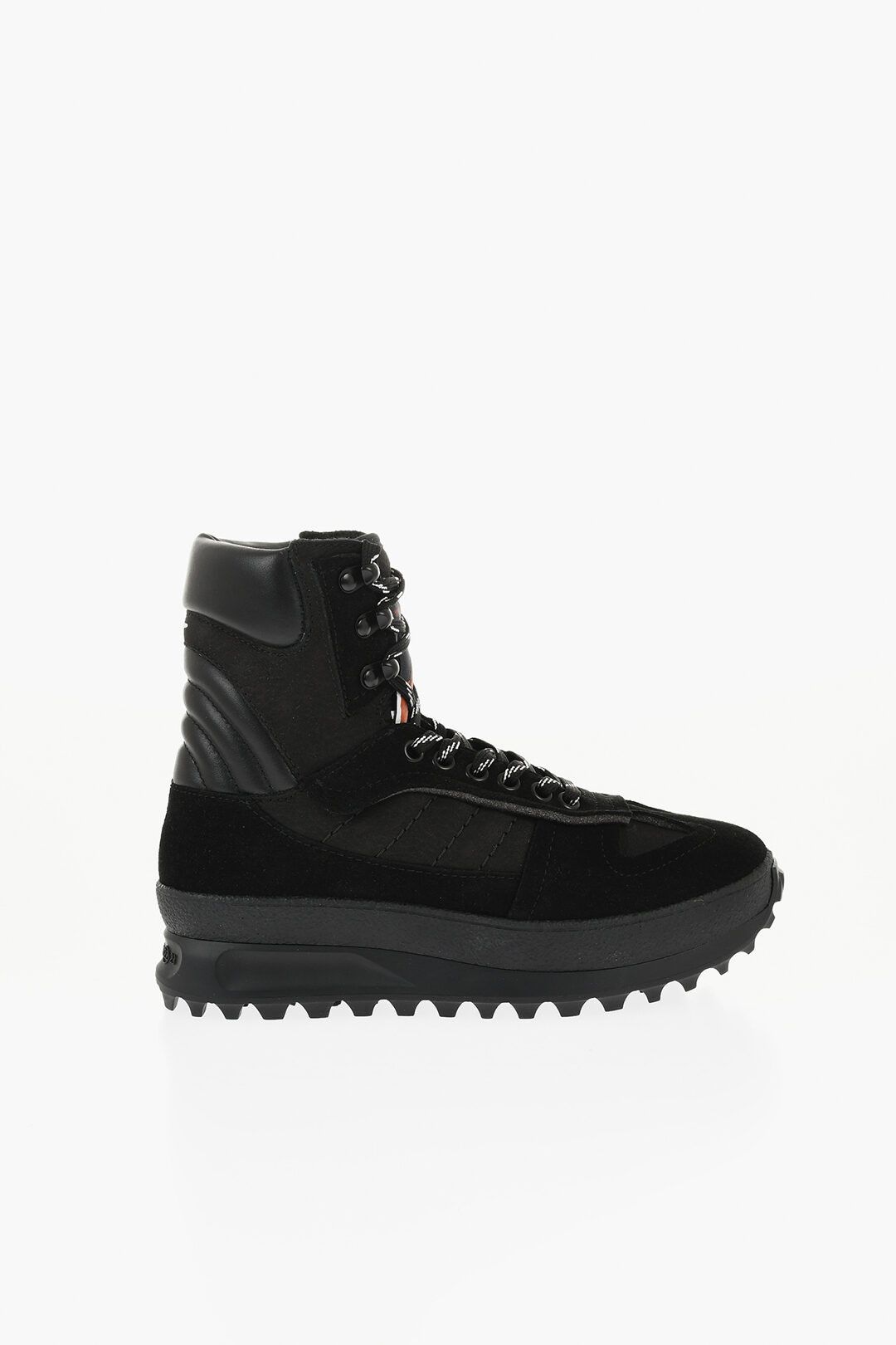 Maison Margiela og1mm1125 Leather Climber Hi-Top Sneakers in Black Size US 6 / IT 36 - 1 Thumbnail