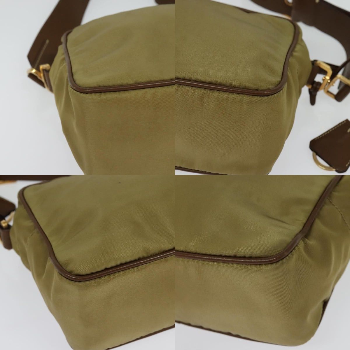 Prada PRADA Shoulder Bag Nylon Beige Gold Size ONE SIZE - 10 Thumbnail