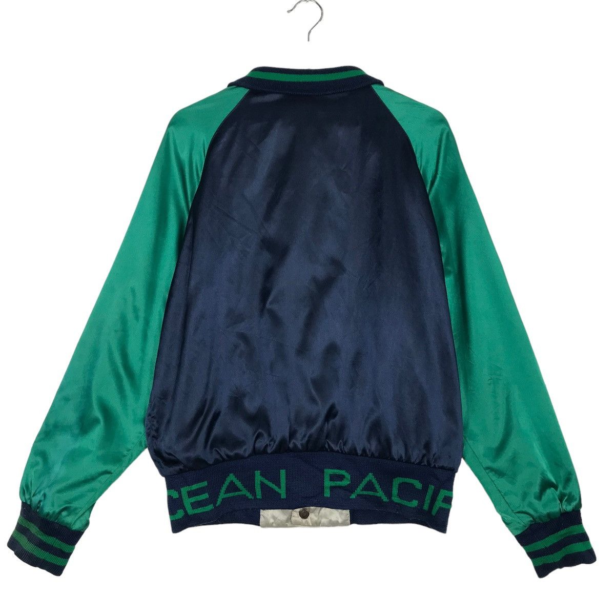Ocean Pacific × Vintage 💥 VINTAGE 1980s OCEAN PACIFIC REVERSIBLE SATIN JACKET Size US M / EU 48-50 / 2 - 16 Thumbnail