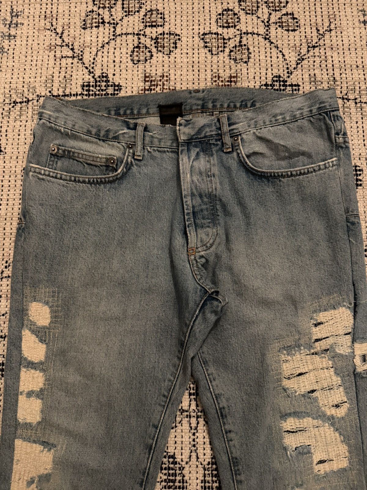 Dior Dior Homme SS06 Crash Denim Size US 31 - 4 Thumbnail