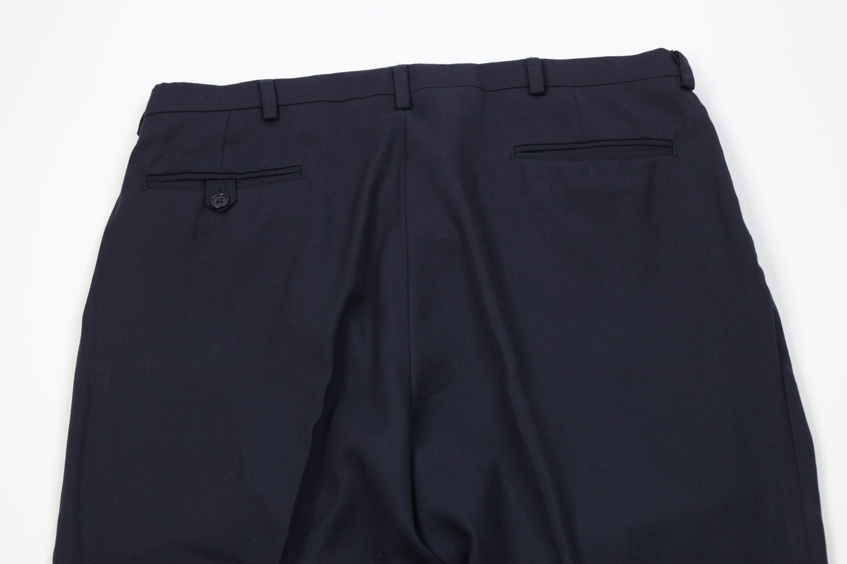 Vintage Vintage 90s Streetwear Wool Blend Knit Wide Leg Chino Pants Size US 36 / EU 52 - 14 Thumbnail
