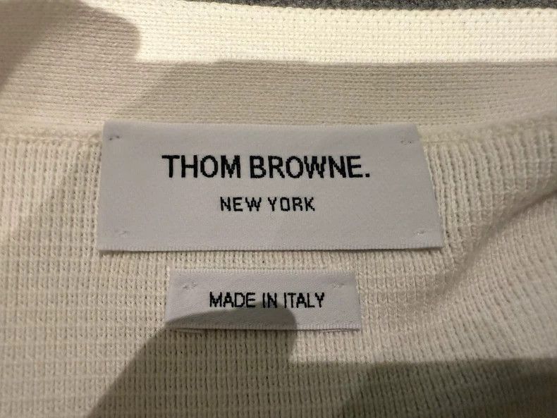 Thom Browne Thom Browne Classic white double-sleeved cardigan jacket 2 Size US S / EU 44-46 / 1 - 5 Thumbnail