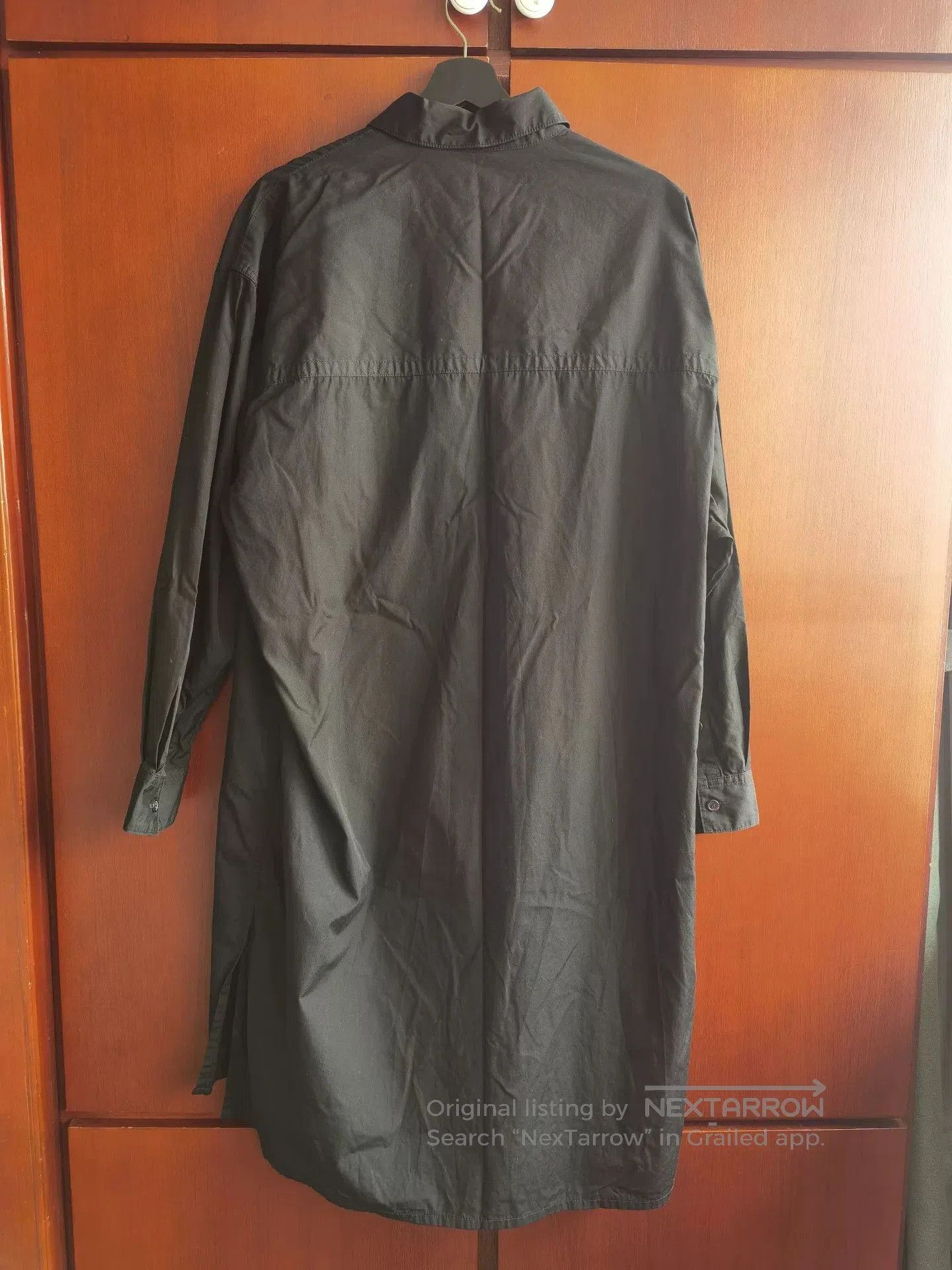 Y's Y's Black Cotton Long Sleeve Shirt. Size S / US 4 / IT 40 - 2 Thumbnail