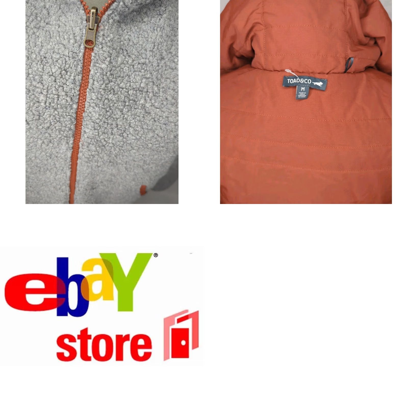 Toad&Co Toad & Co Jacket Women Medium Gray Hooded Pile Fleece Reversible Telluride Size M / US 6-8 / IT 42-44 - 8 Thumbnail
