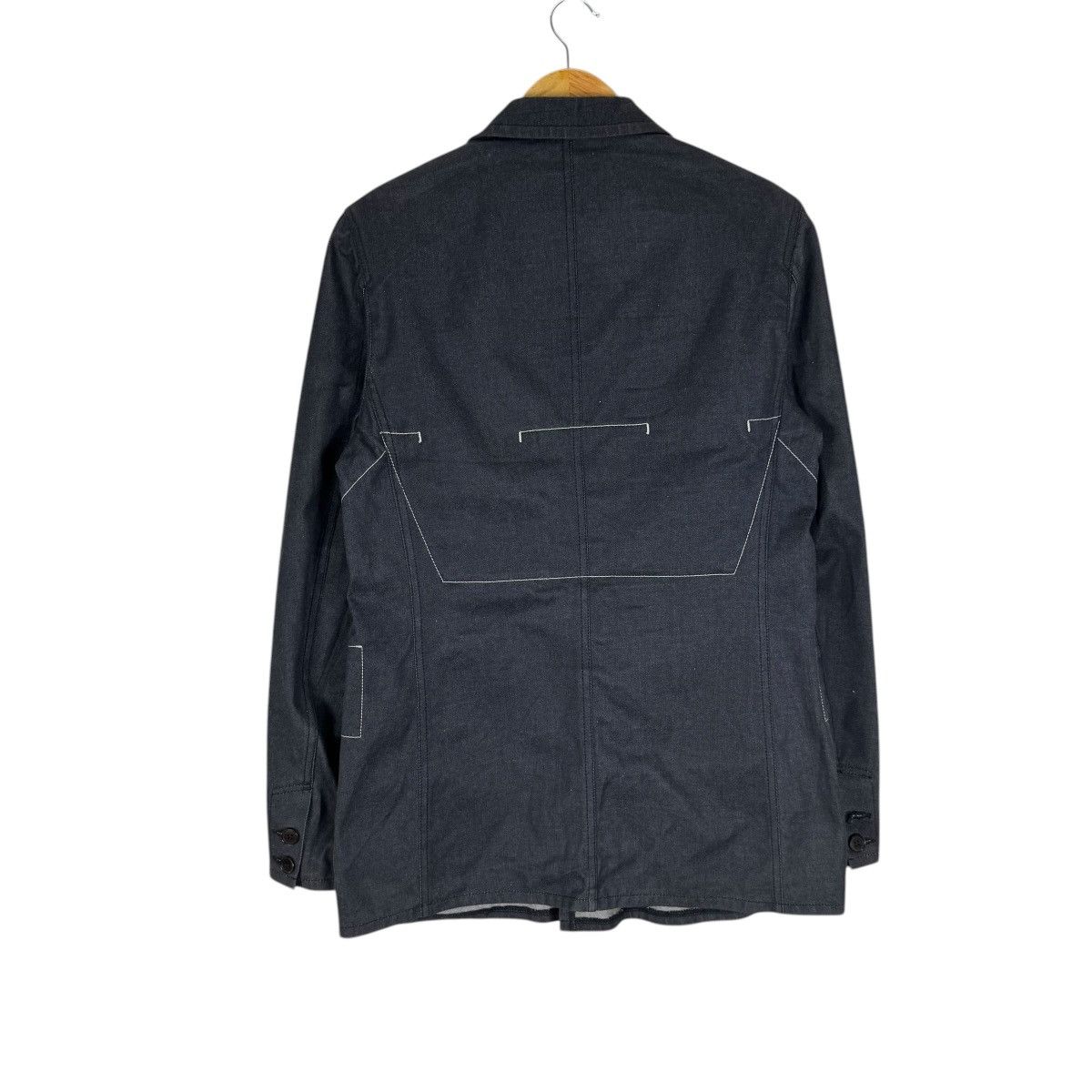 Comme des Garcons Homme Plus 🔥CDG HOMME PLUS SS2003 DENIM PATCHWORK JACKET Size US S / EU 44-46 / 1 - 8 Thumbnail