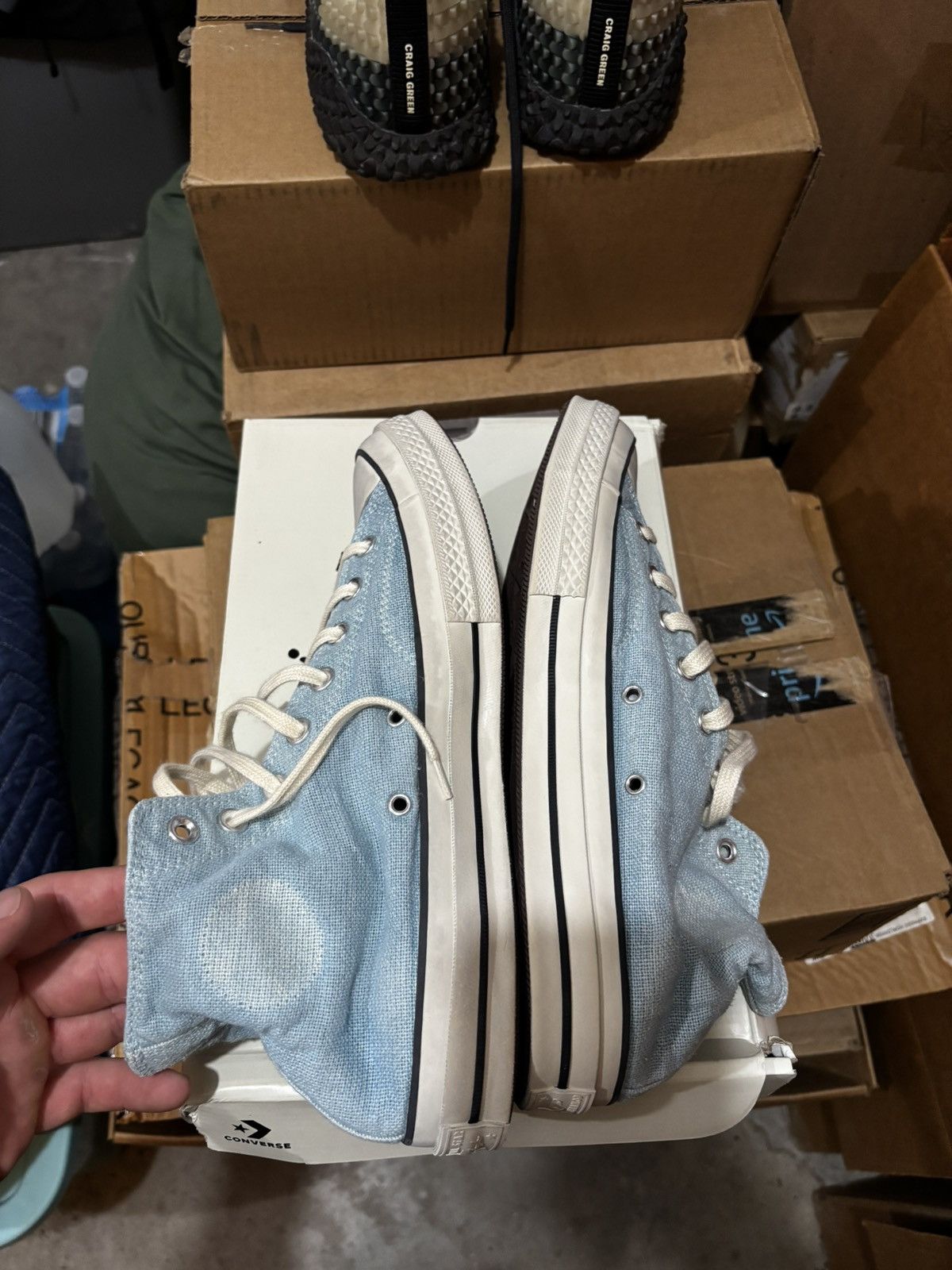 Converse × Our Legacy × Stussy Converse x Stussy x Our Legacy Work Shop Pool Blue Size US 11 / EU 44 - 3 Thumbnail