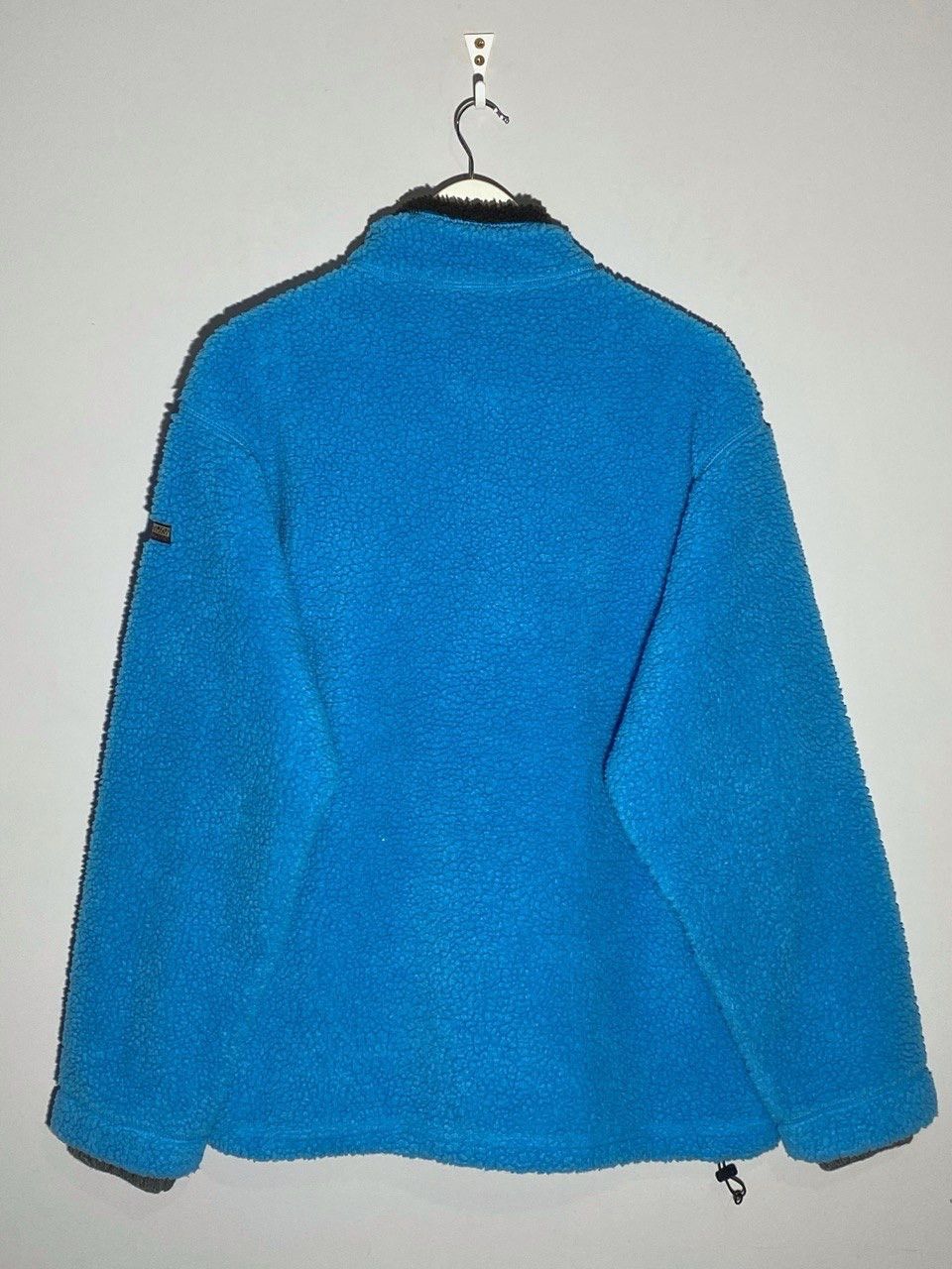 Napapijri Vintage Napapijri Flag Logo Baby Blue Fleece 1/4 zip Size US XL / EU 56 / 4 - 2 Thumbnail