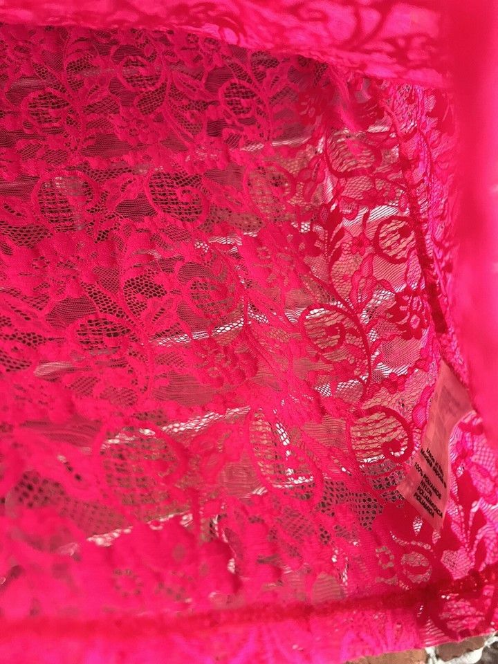 Kenzo KENZO T-shirt Lace Polyamide Pink Size S/M Made In Italy Size M / US 6-8 / IT 42-44 - 8 Thumbnail