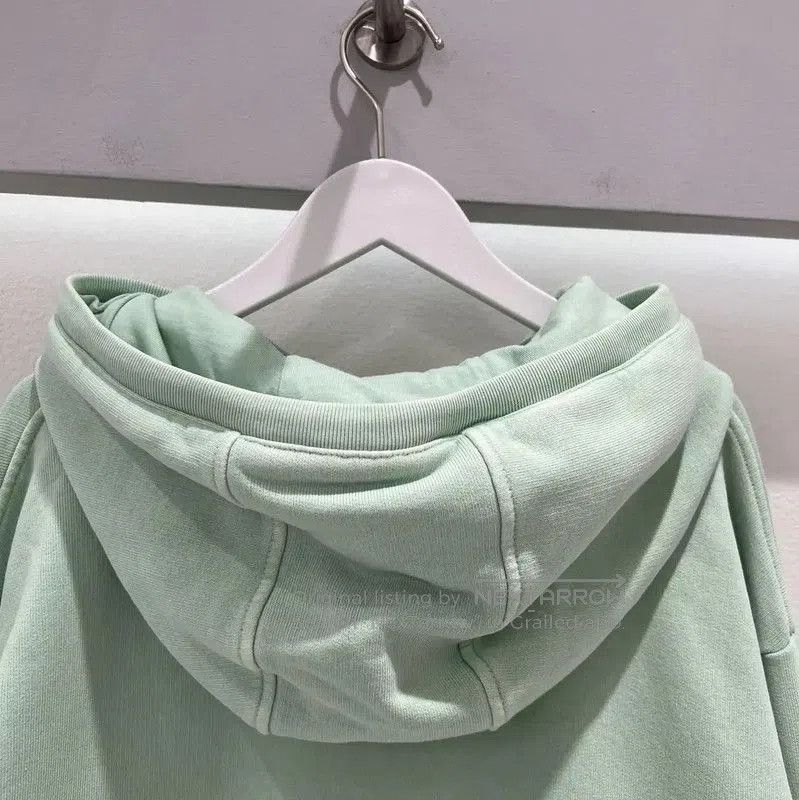 Thom Browne Thom Browne Green Logo Cotton Hoodie for Women . Size XXS / US 00 / IT 34 - 3 Thumbnail