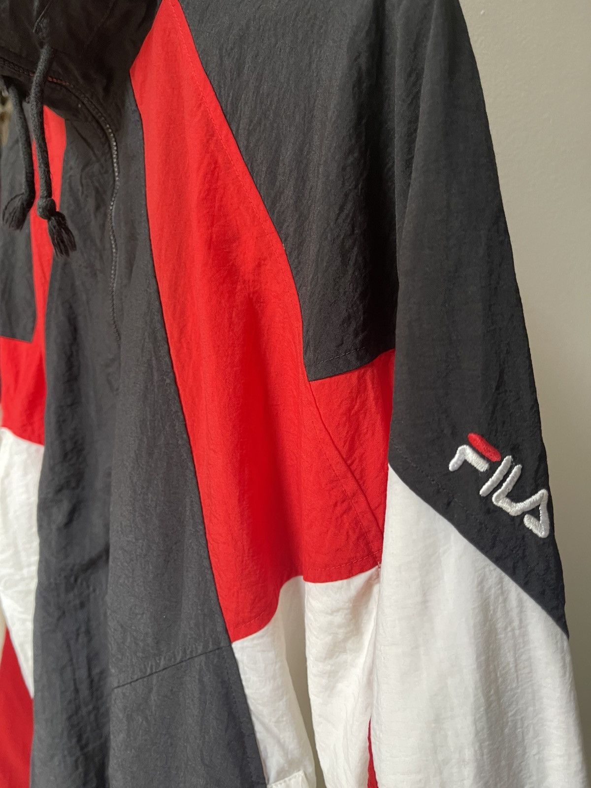 Fila × Vintage Vintage Fila Windbreaker 90s Size US L / EU 52-54 / 3 - 3 Thumbnail