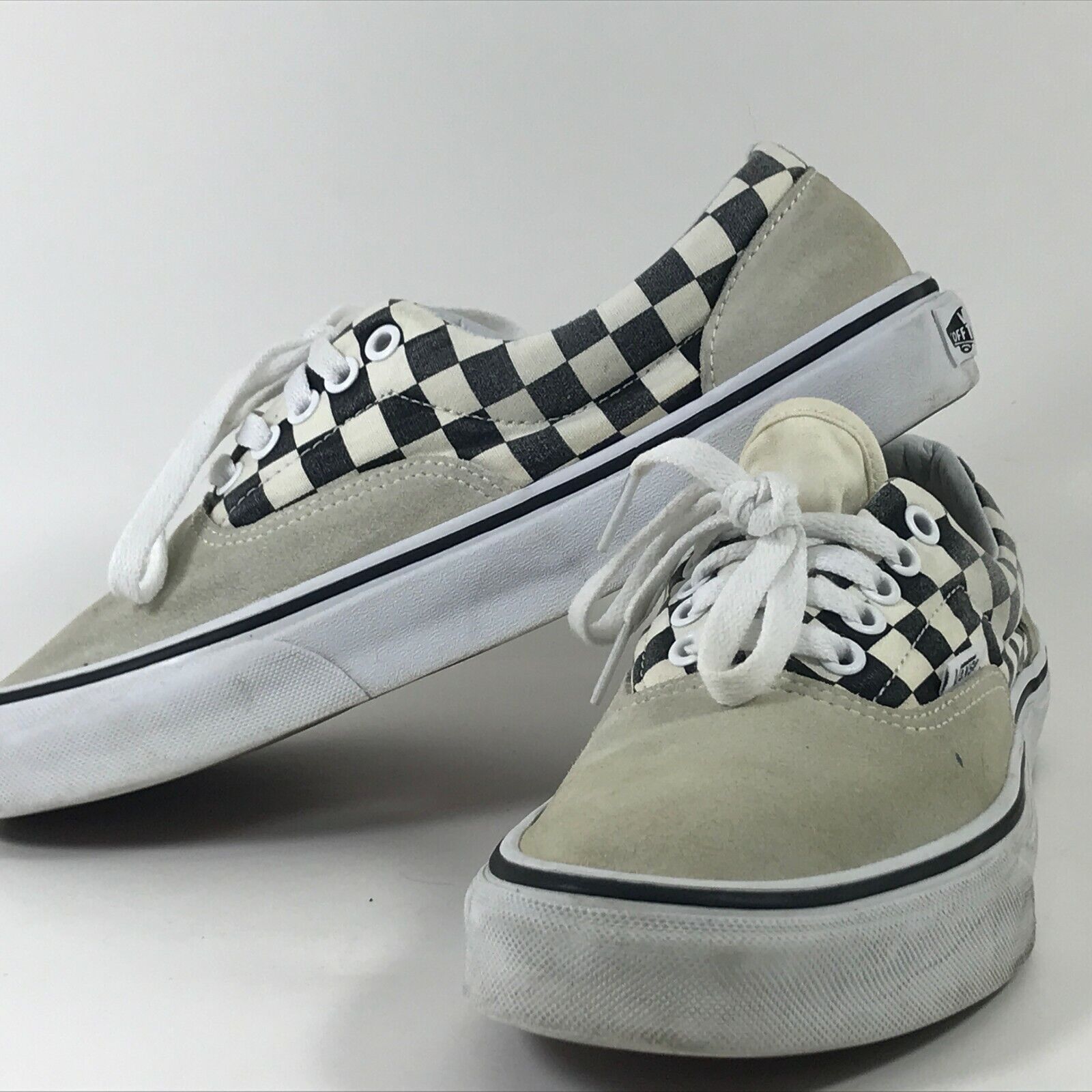 Vans RARE VANS Era Checkerboard Gray Suede Skate Shoes Men's 6.5 Size US 6.5 / EU 39-40 - 3 Thumbnail