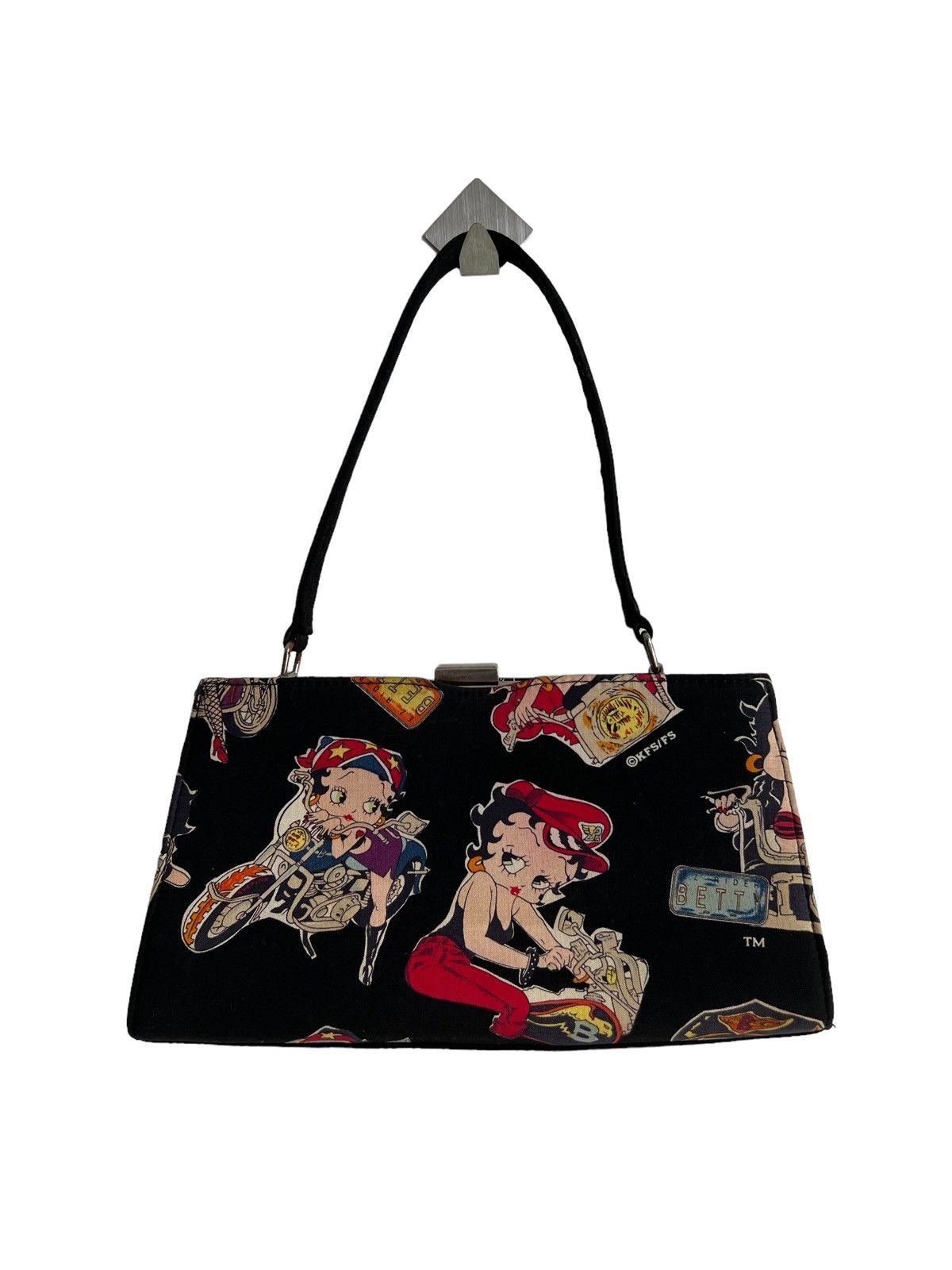 Harley Davidson 1990s Betty Boop x Harley Davidson 🇺🇸 Fanny Shoulder Bag Size ONE SIZE - 2 Thumbnail