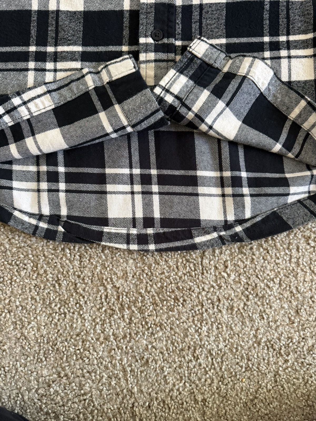 Vintage Indystry Black & White Checkered Flannel Size US S / EU 44-46 / 1 - 7 Thumbnail