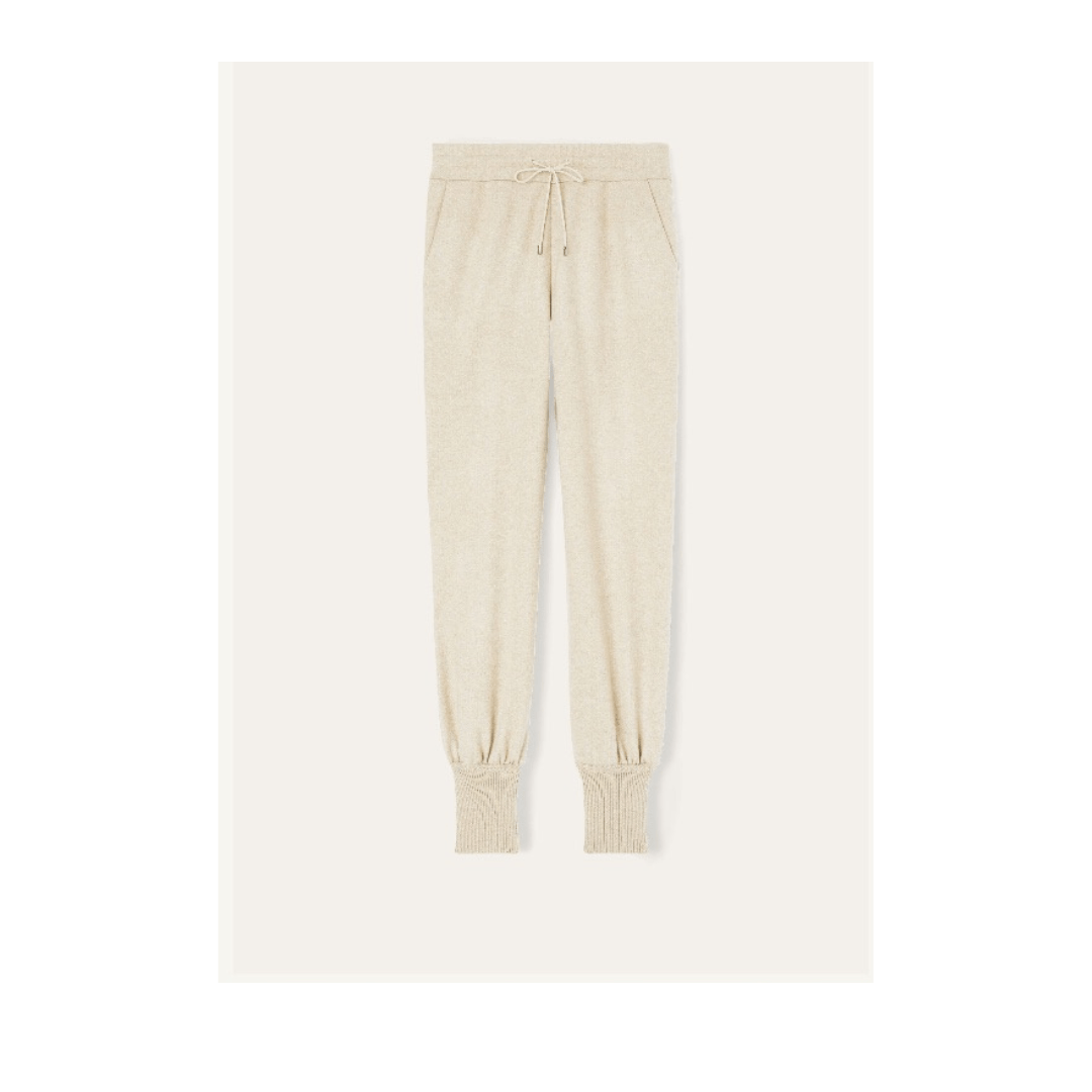Loro Piana o1srvl11e1224 Jersey Darhan Pant in Ivory Size 27" / US 4 / IT 40 - 1 Thumbnail