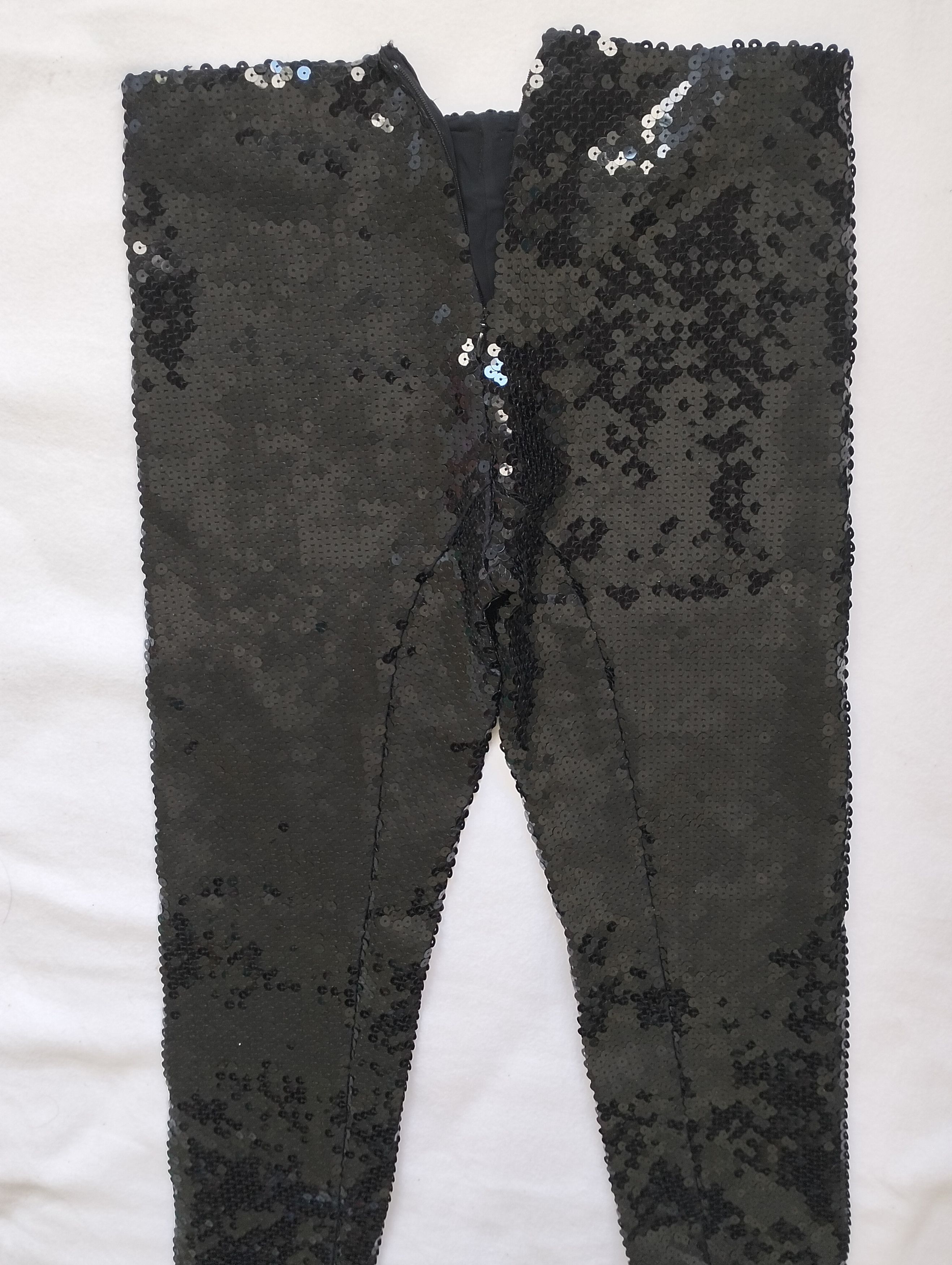 Jean Paul Gaultier Sequin trousers with ankle zippers Size 28" / US 6 / IT 42 - 8 Thumbnail