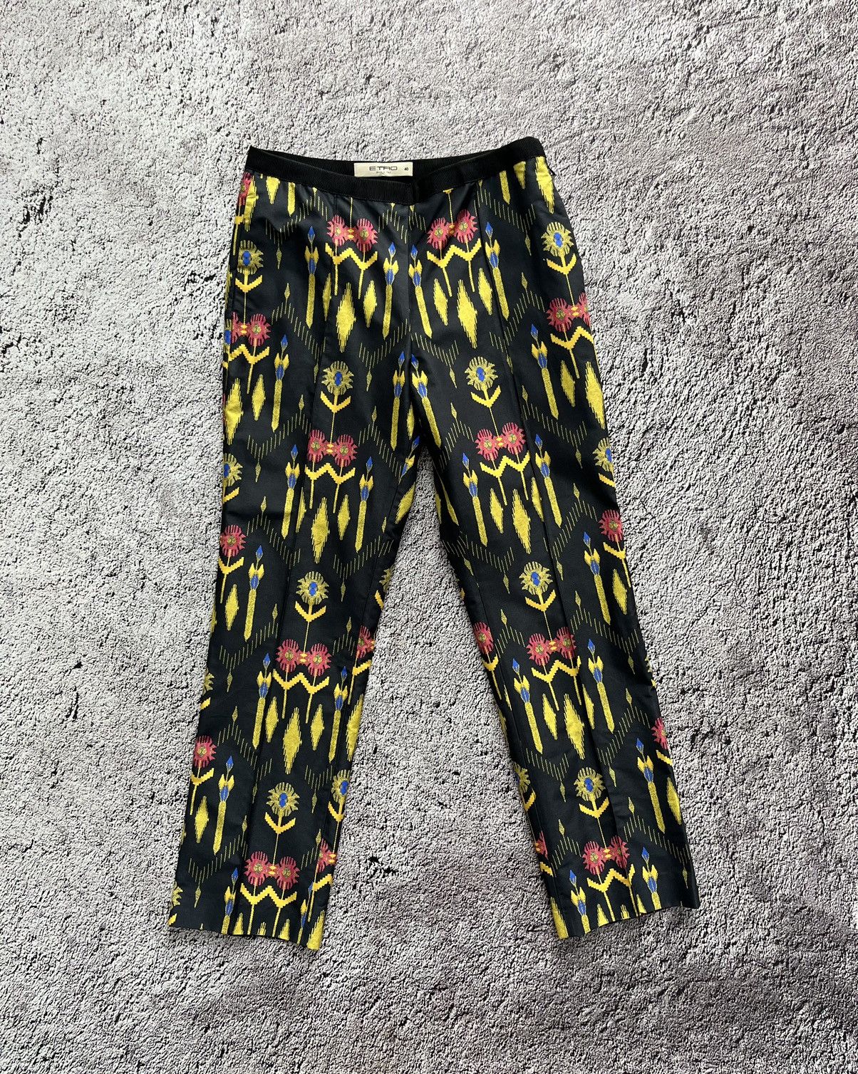 Etro Women's Straight Flowers Pants