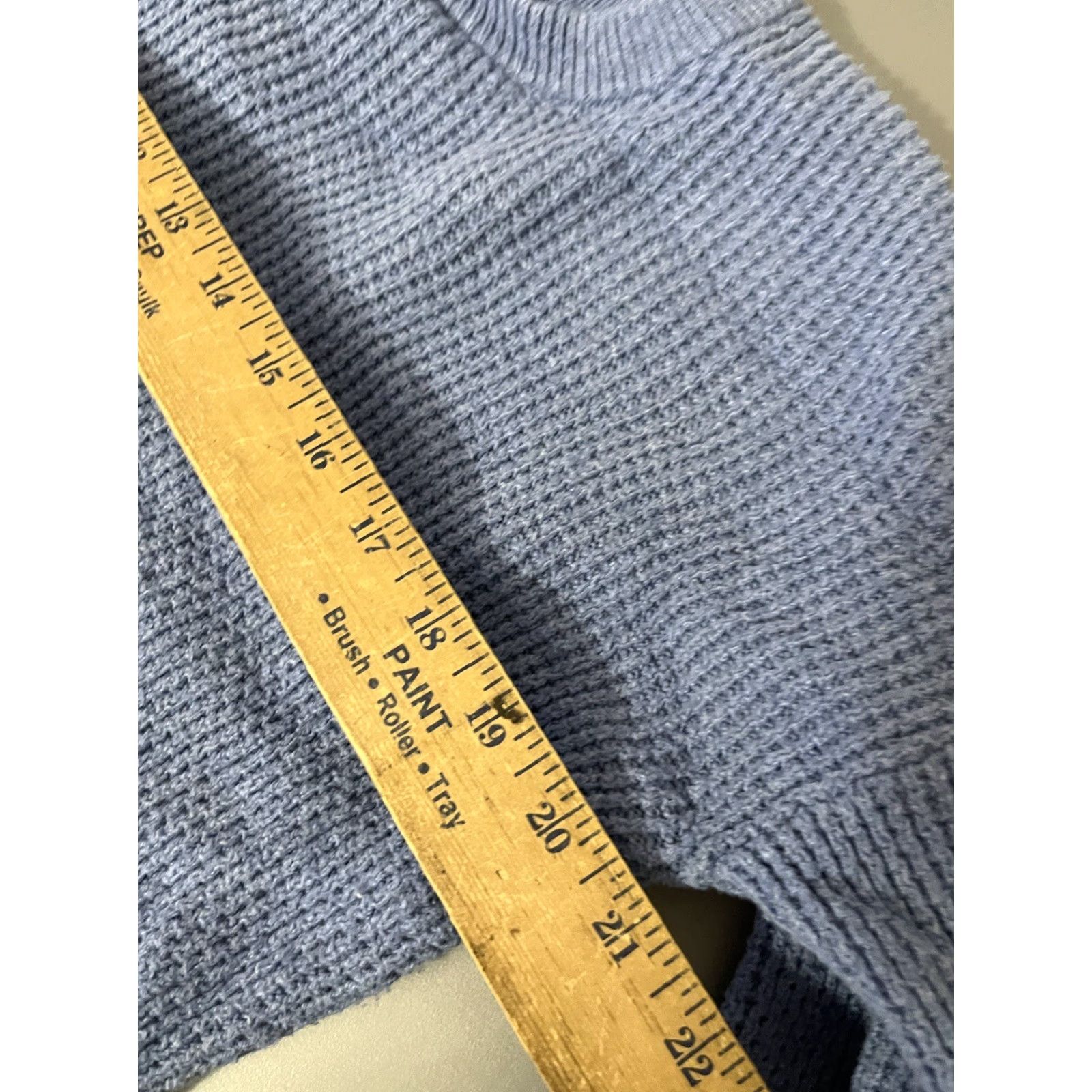 Madewell VINTAGE Madewell Riverside Sweater Women’s Small Blue Knit Crew Neck Pullover Cotton Blend Size S / US 4 / IT 40 - 6 Thumbnail
