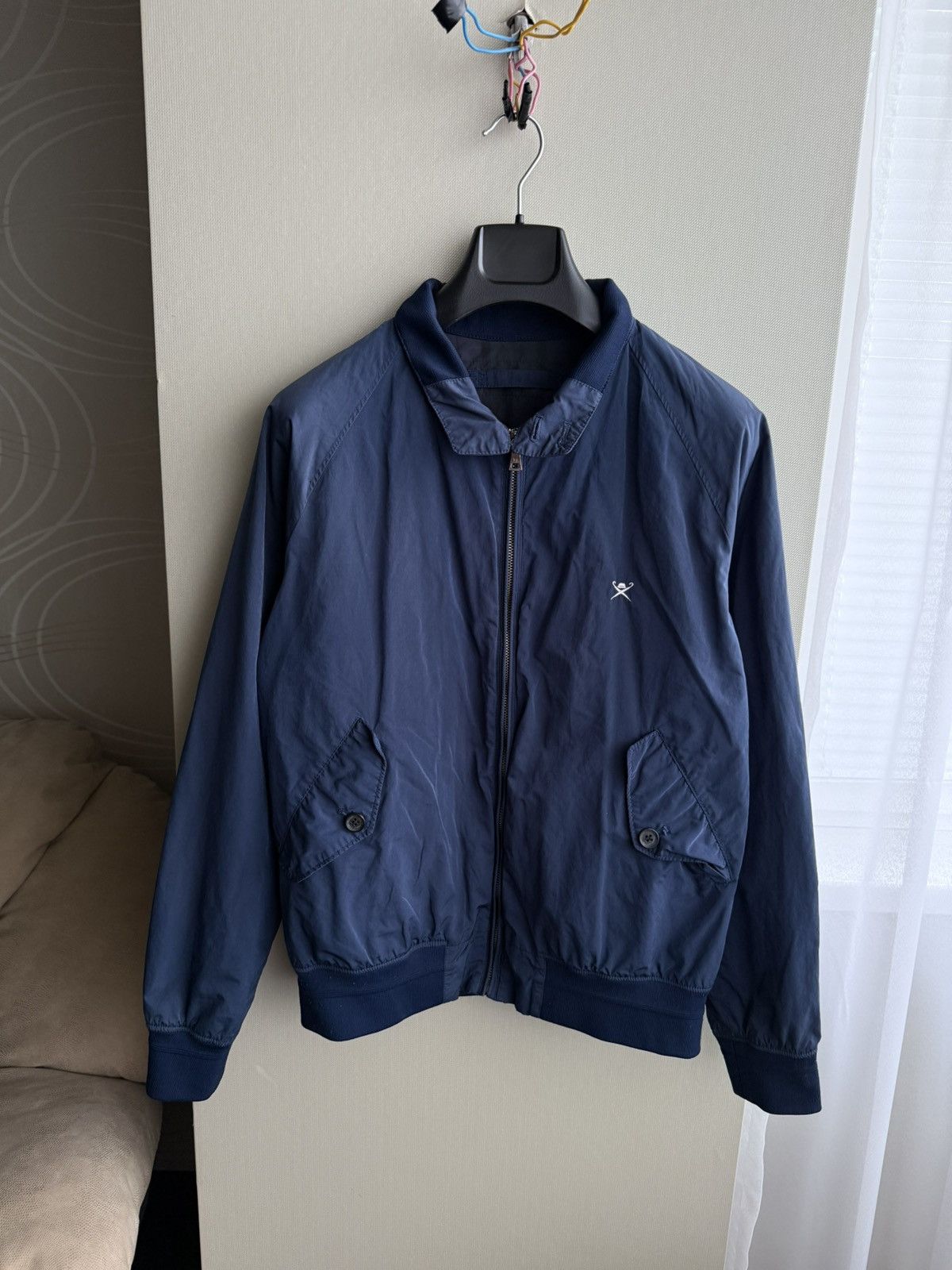 Hackett Hackett London Men's Nylon Light Jacket Windbreaker Size S Size US S / EU 44-46 / 1 - 1 Thumbnail