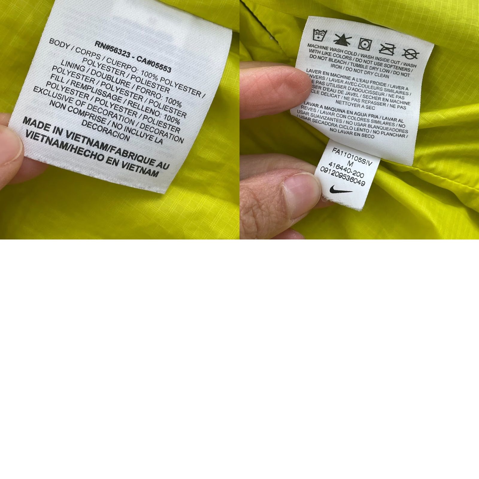 Nike Nike Therma-FIT Golf Vest Men M Green Full Zip Performance Soldier Hollow Golf Course Logo Size US M / EU 48-50 / 2 - 9 Thumbnail