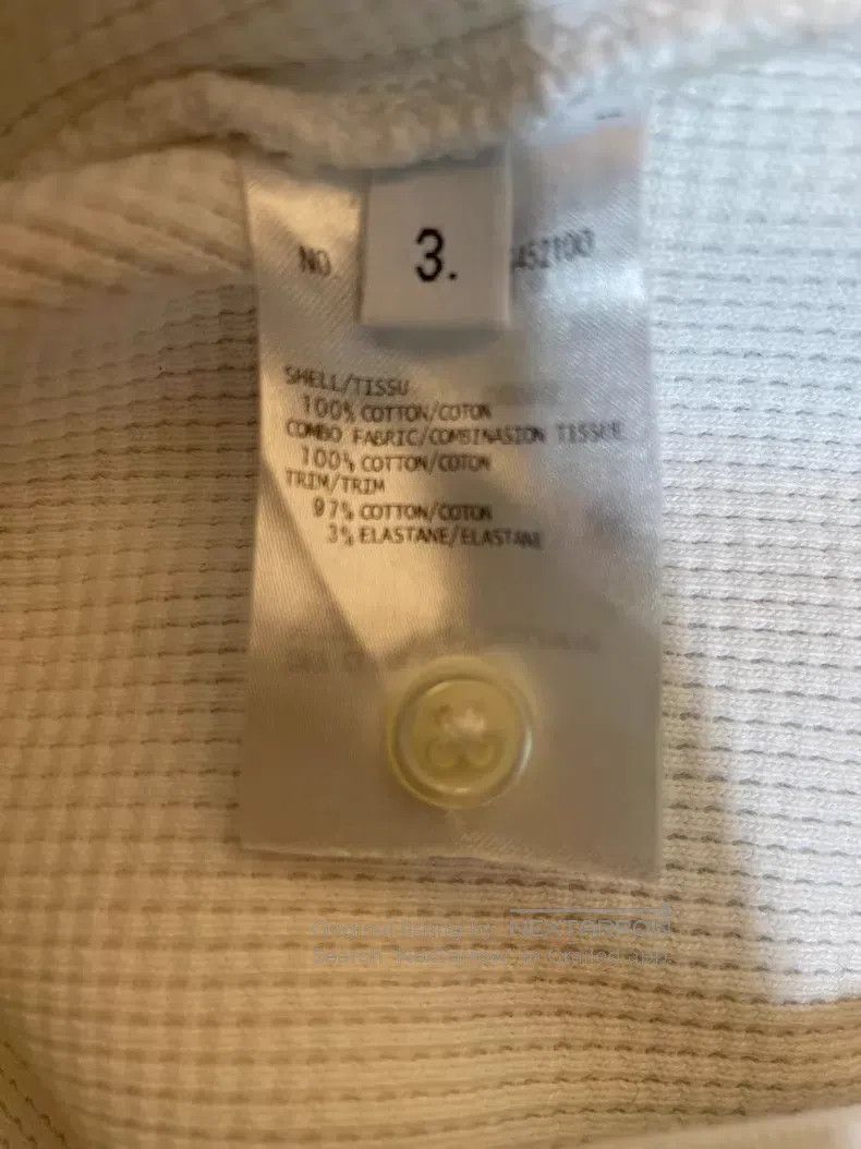 Thom Browne Thom Browne White Waffle Sweatshirt Size US L / EU 52-54 / 3 - 4 Thumbnail