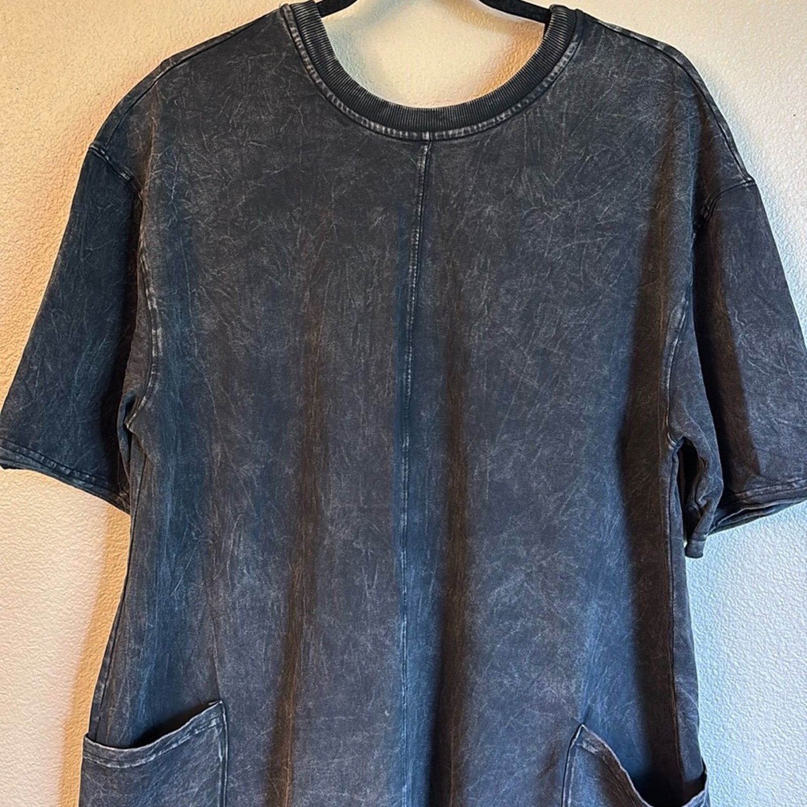 Free People FREE PEOPLE Movement HOT SHOT TEE ROMPER Shorts Washed Black Size 27" / US 4 / IT 40 - 5 Thumbnail