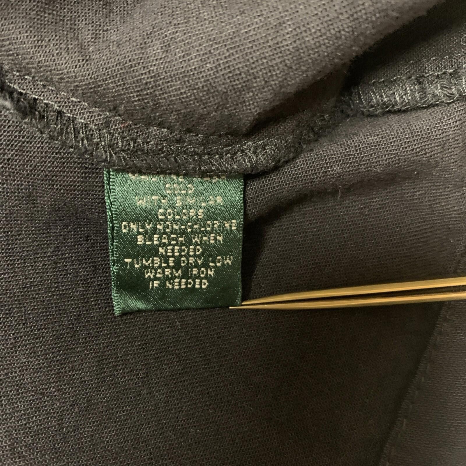 Other Lauren Jeans Co Mens 3X Black Military Shirt Shacket Cotton Size 3XL / US 20-22 - 10 Thumbnail