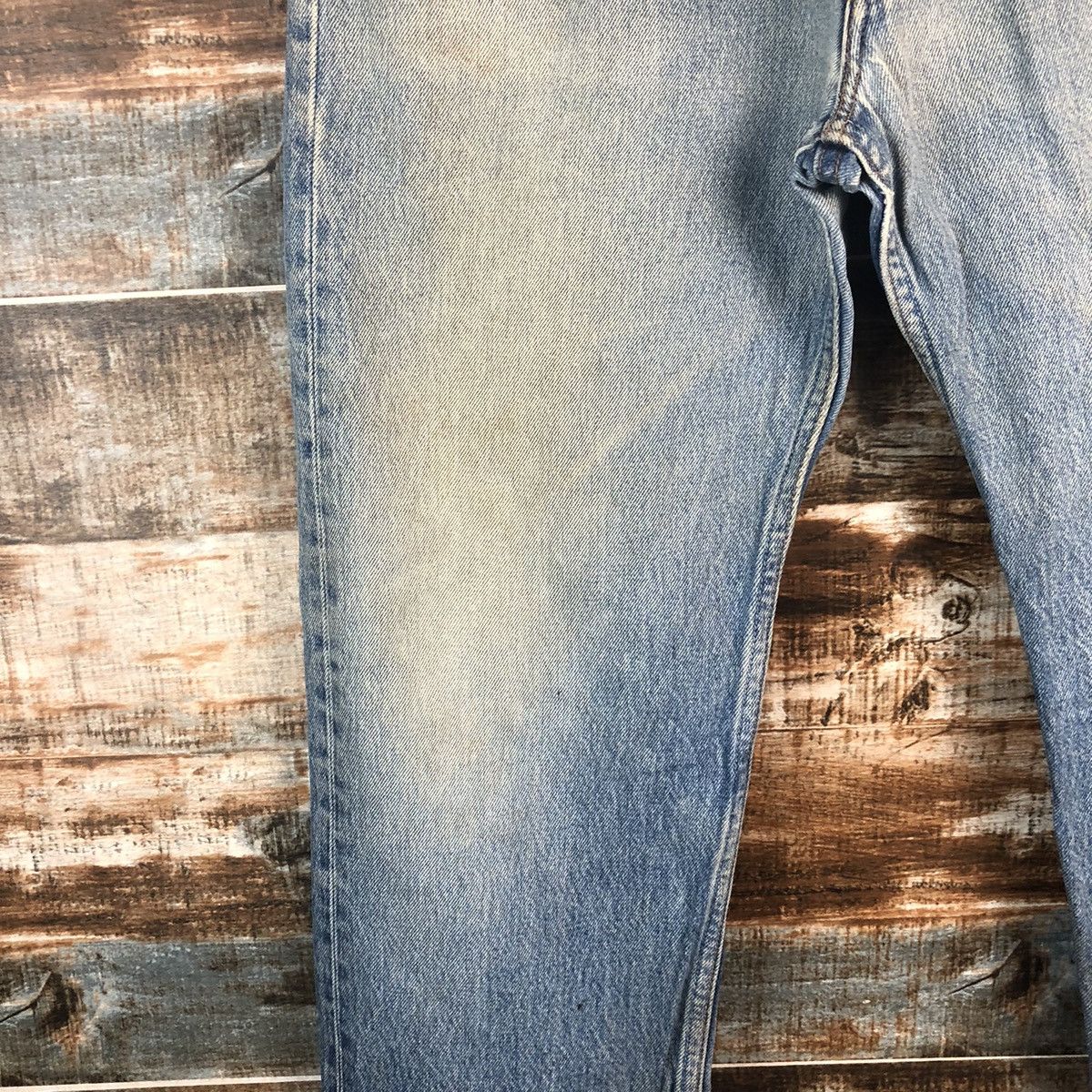 Levi's Levis 501xx vintage Blue ripped Denim Pants #A2571 Size US 35 - 9 Thumbnail