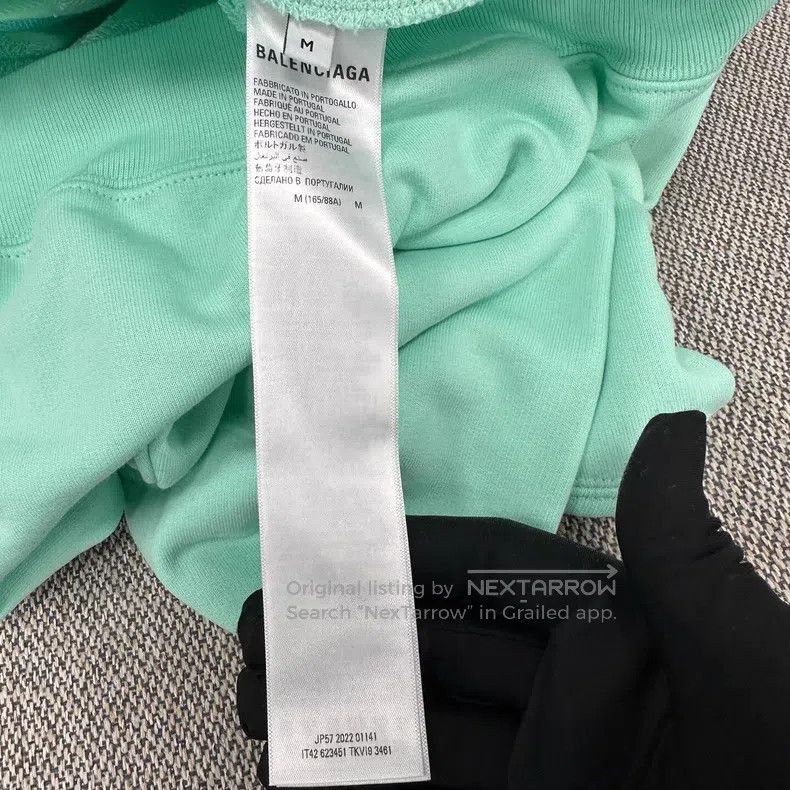 Balenciaga Balenciaga Zipper Hooded Pocket Long Sleeve Sweatshirt Size US M / EU 48-50 / 2 - 4 Thumbnail